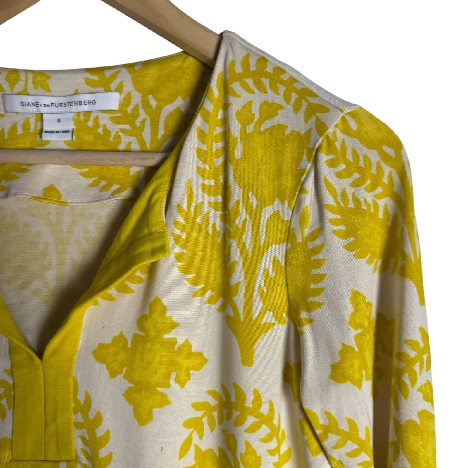 diane von furstenberg yellow silk dress DVF Wrap Dress