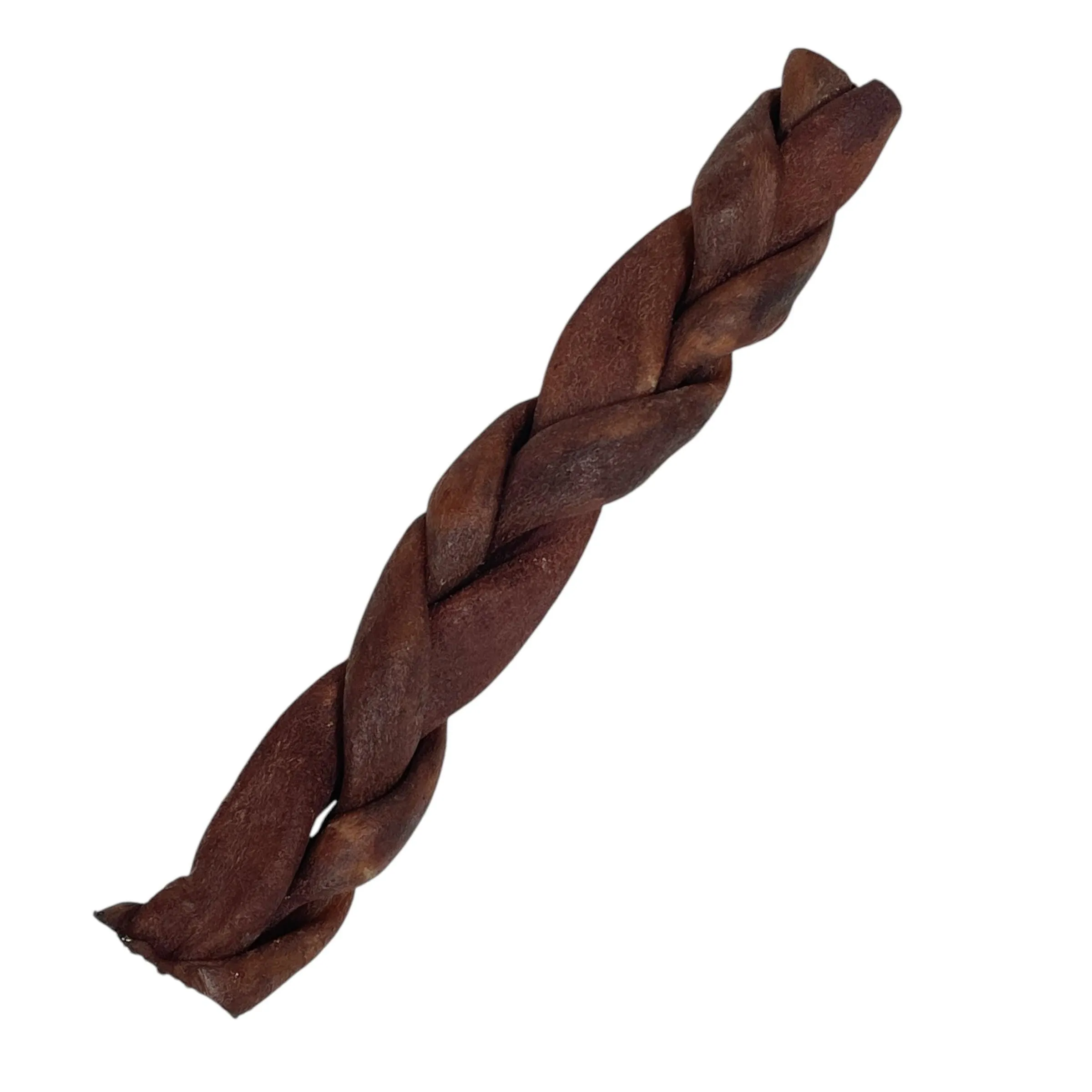 5"-6" Natural Dog Chew Treat Beef Cow Collagen Braided Stick (25-35g)