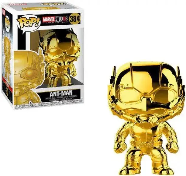 Funko POP! Marvel Antman (Gold) Bobblehead Figure #384