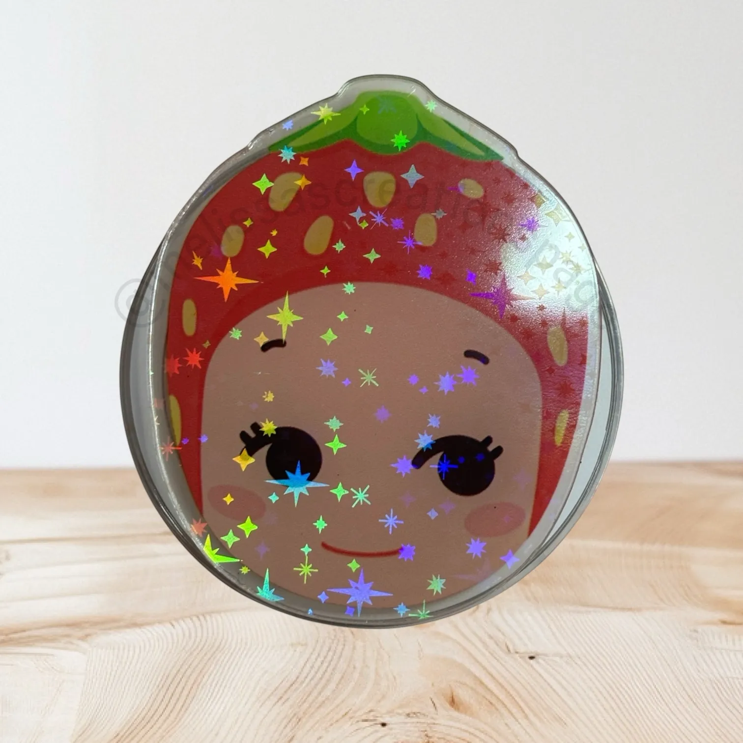 Strawberry pop socket #1
