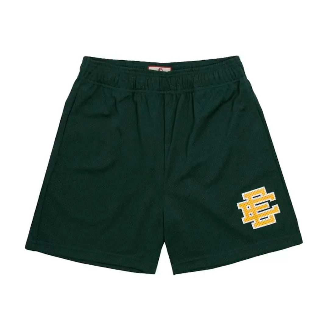 Eric Emanuel EE Basic Forest Green Yellow Shorts