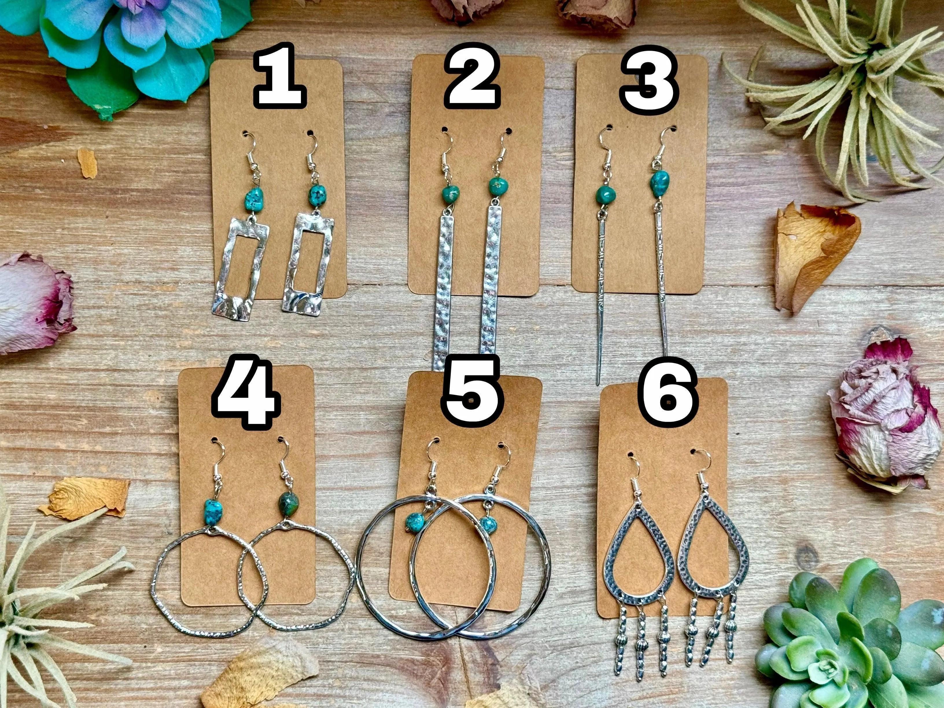 #5 big round turquoise