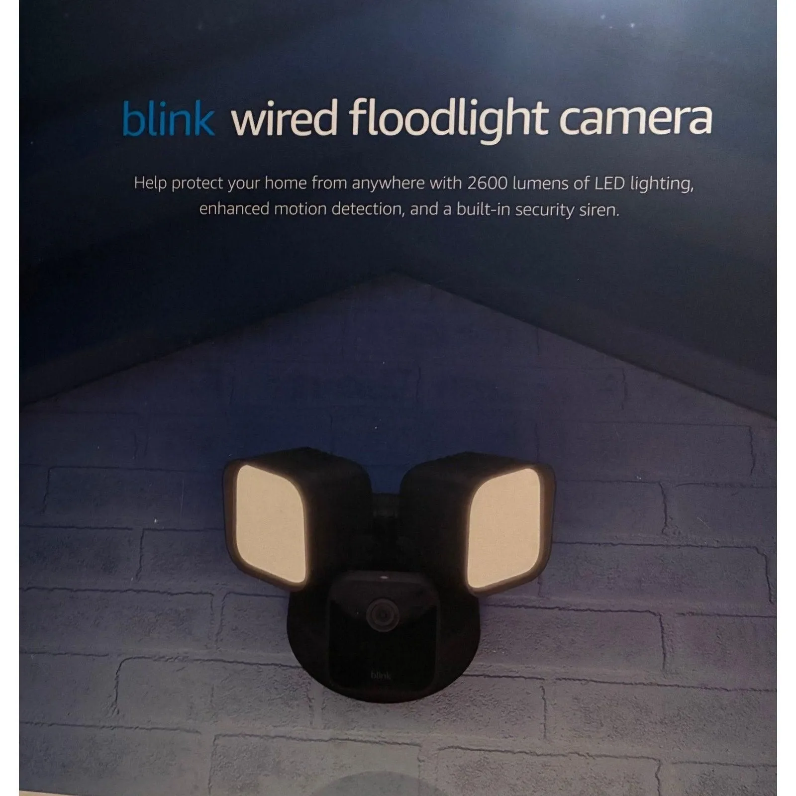 Blink Outdoor 4 Wired Floodlight Camera In Black