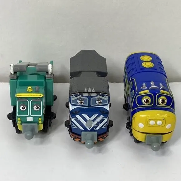Product image for Tomy Chuggington 2013 Trains Lot Of 3 Zack, Brewster, Cormac Diecast