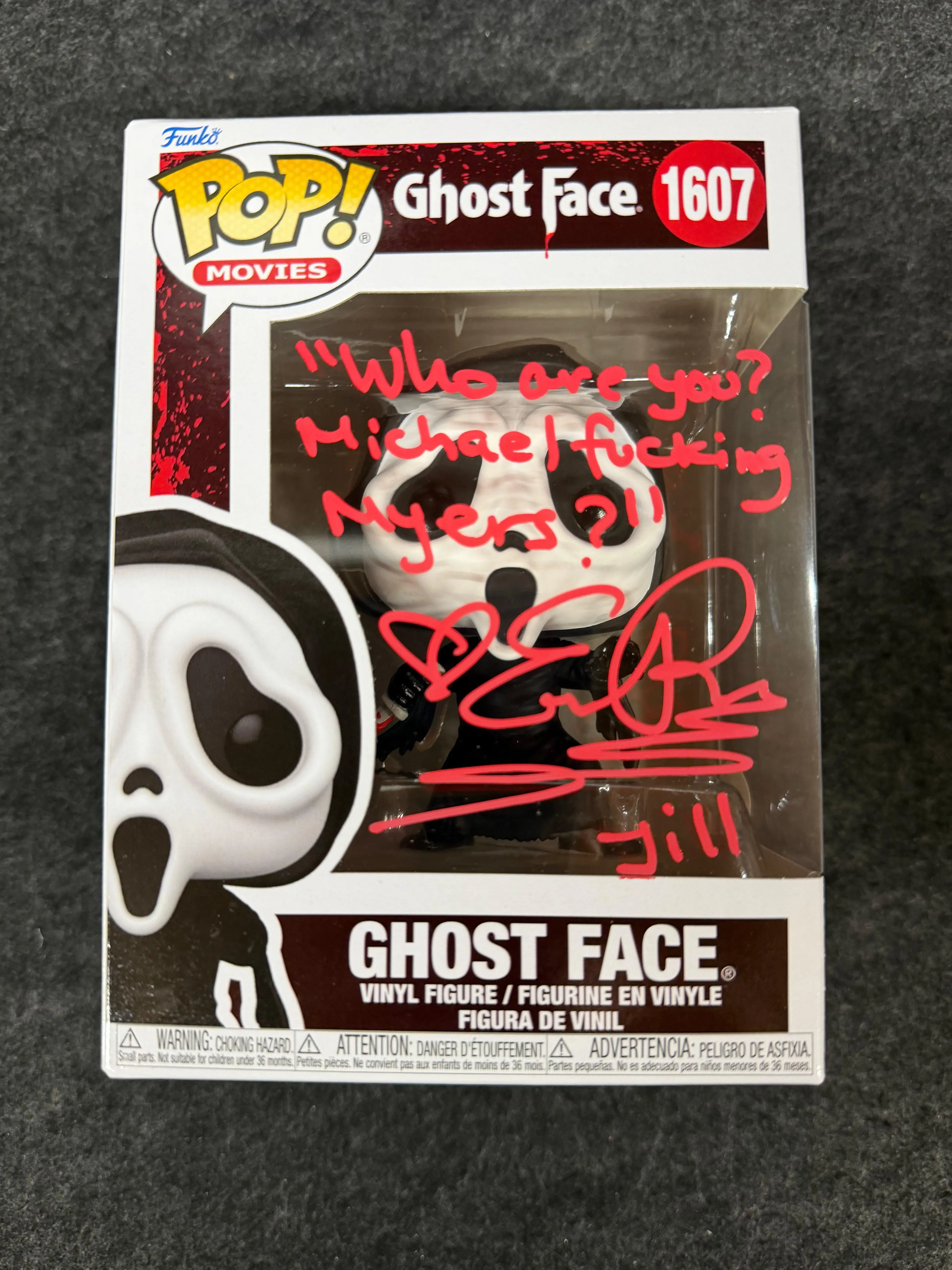Emma Roberts Signed Ghost Face #1607 Funko - JSA Witnessed