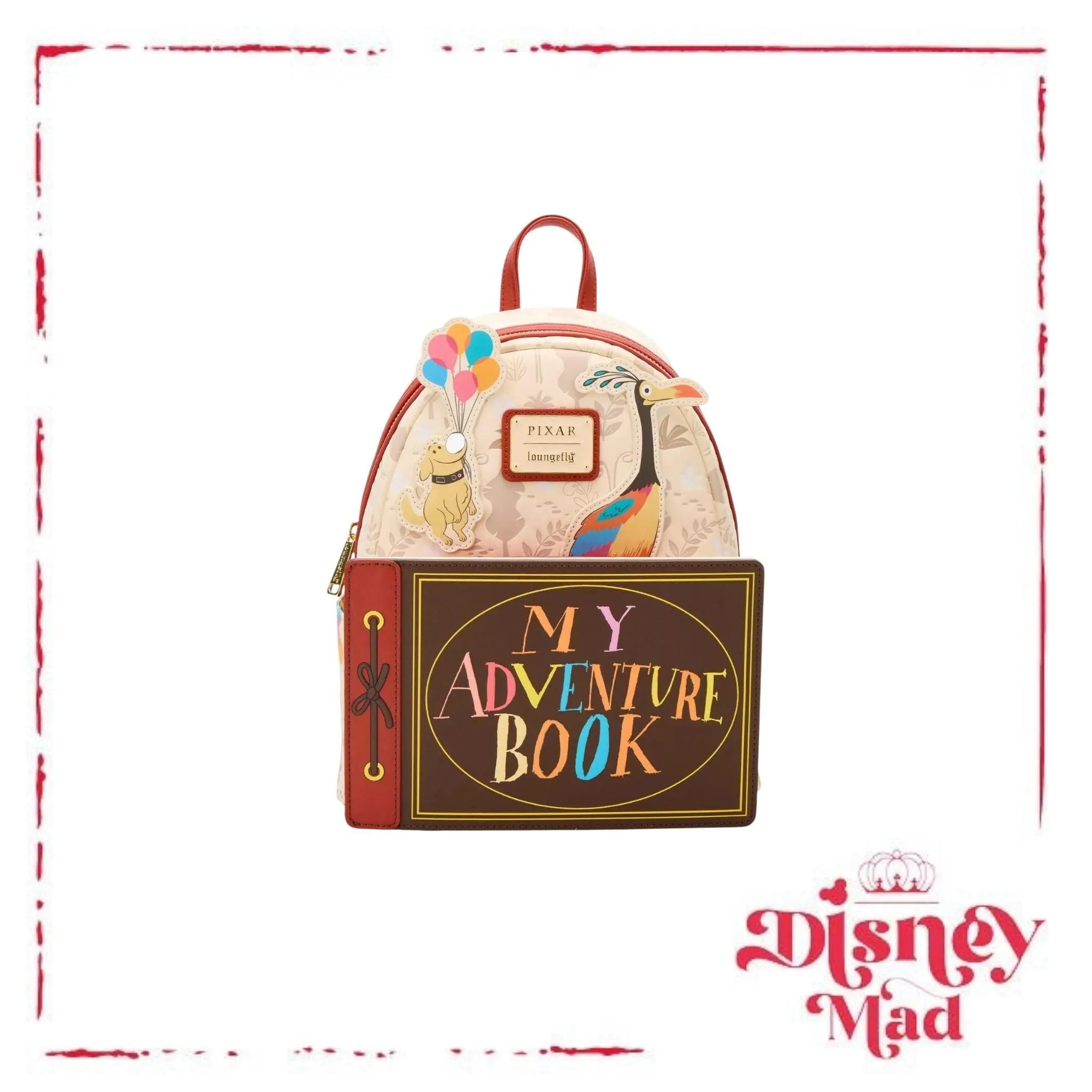 Loungefly Disney Pixar Up My Adventure Book Mini Backpack