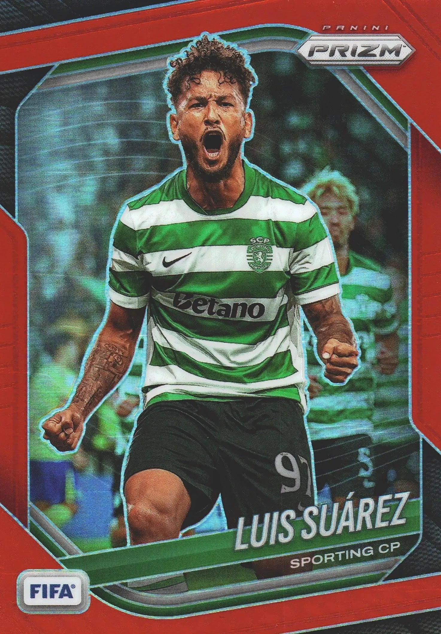 2025 Panini Prizm FIFA Red /149 Luis Suárez #285 Sporting CP