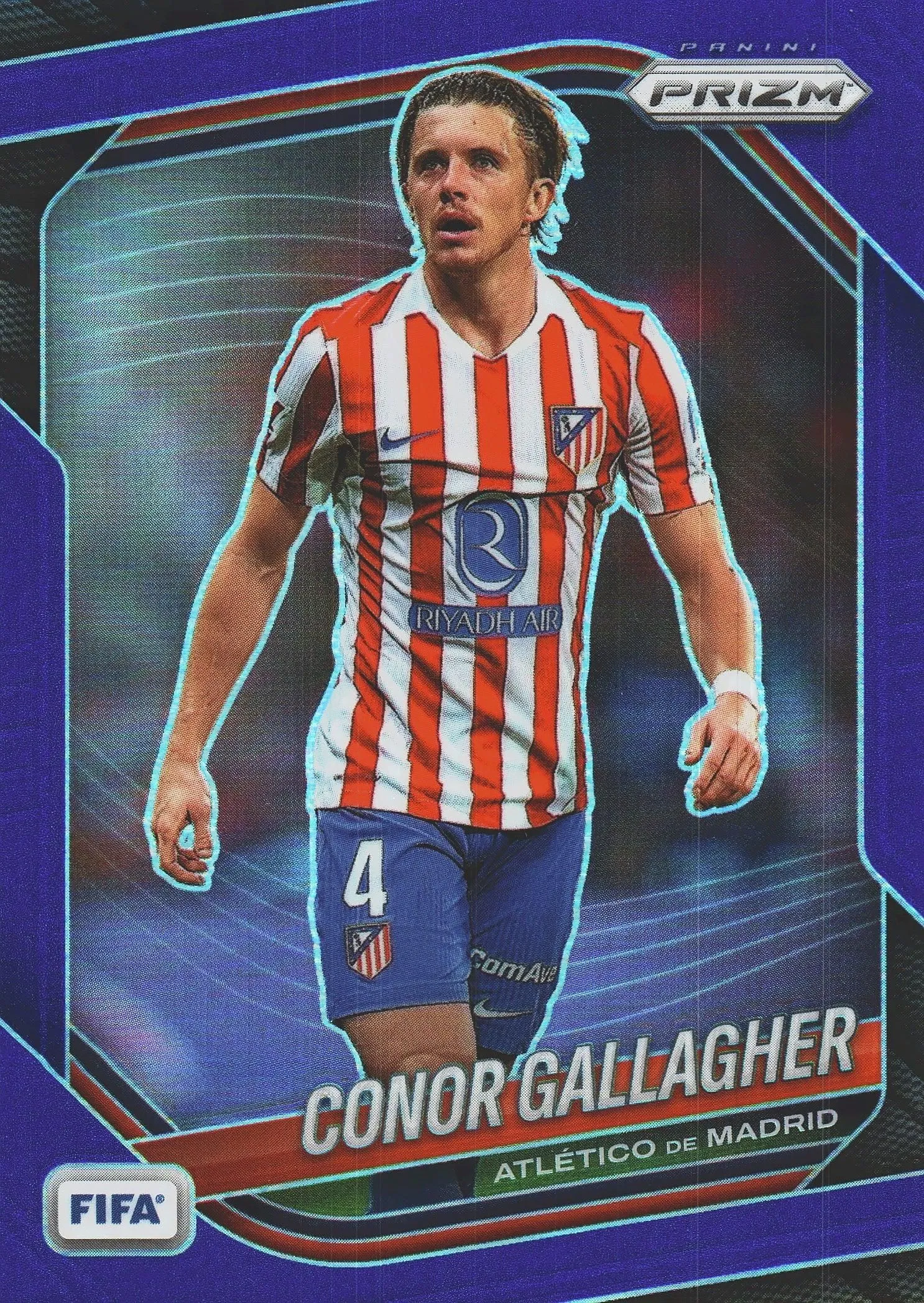 2025 Panini Prizm FIFA Blue /199 Conor Gallagher #7 Atlético Madrid