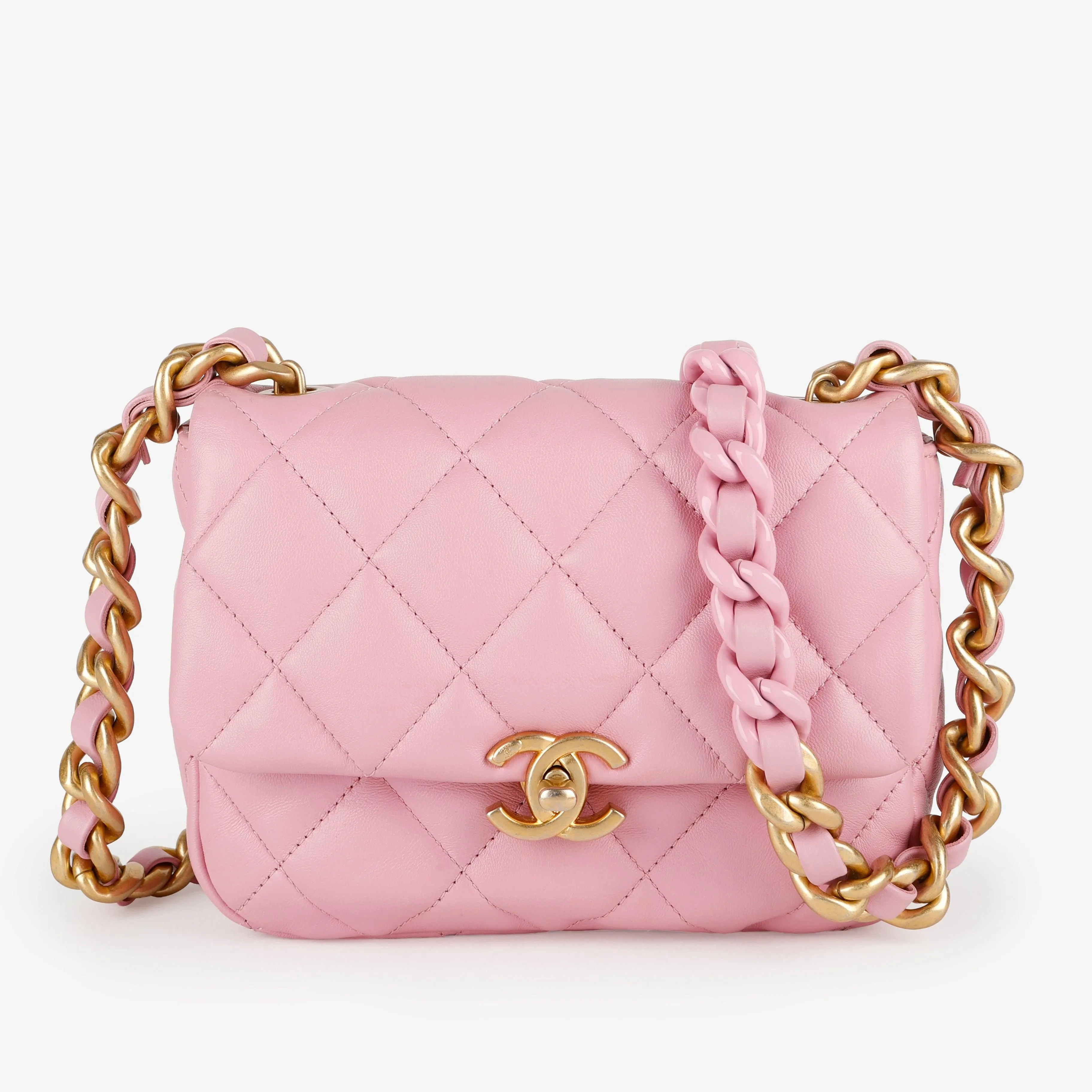 Mini Seasonal Flap, Mauve Pink