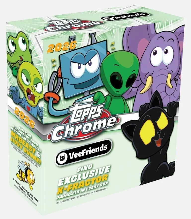 Entertainment - 2026 Topps Chrome Veefriends - Mega Box