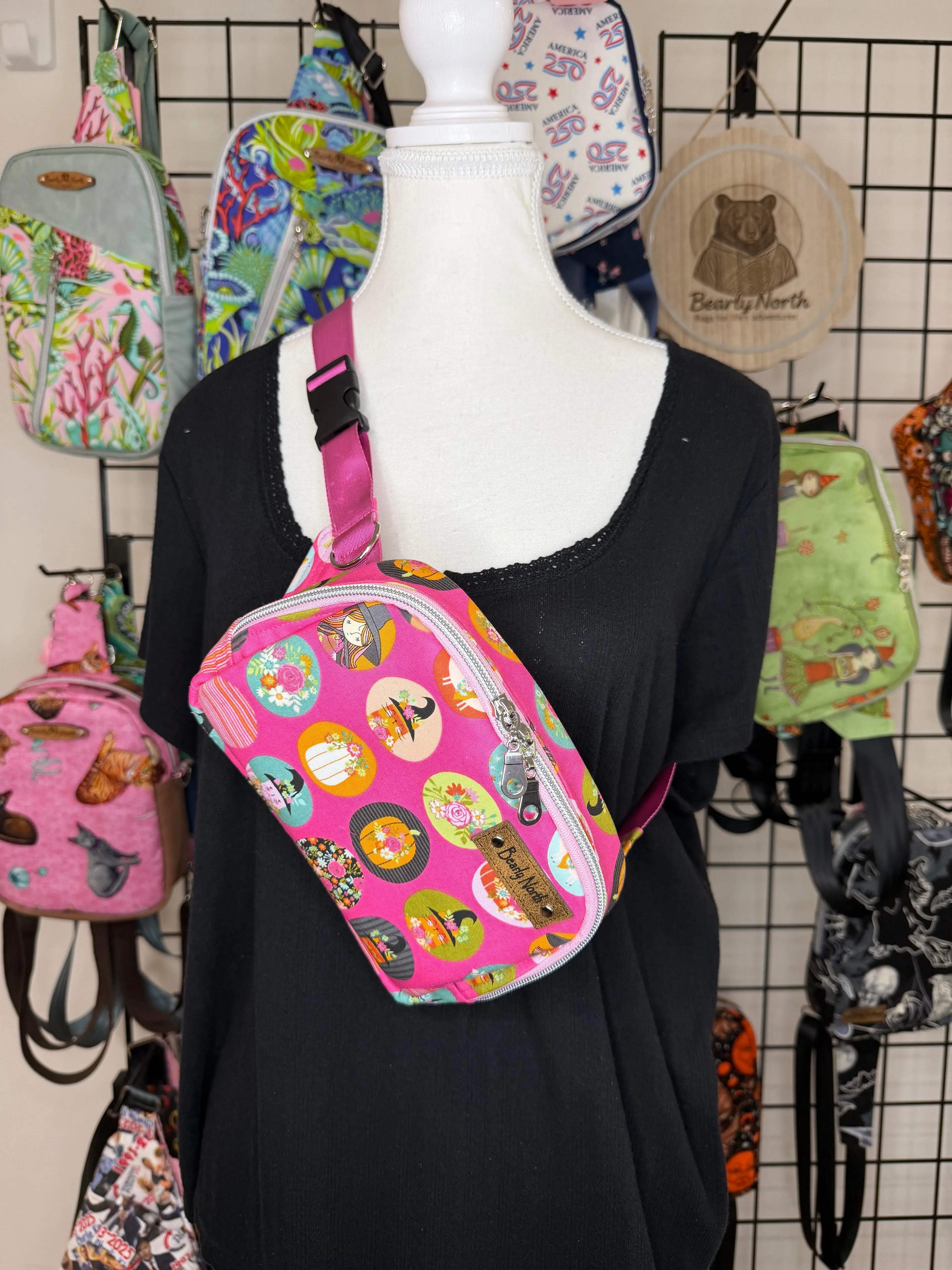 Kitty Loves Candy Small Louie Sling Bag to Waist Bag