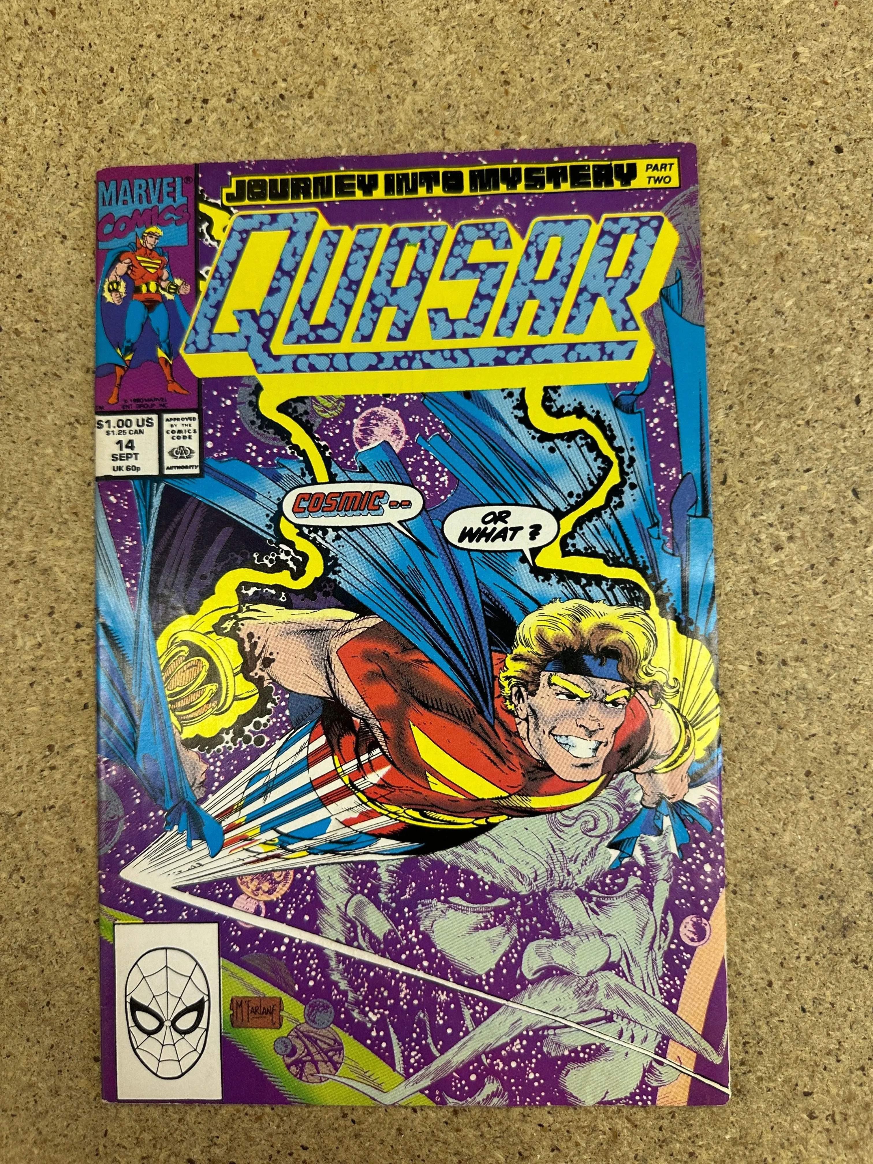 Quasar #14 McFarlane Cover FN Minuse
