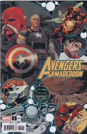 AVENGERS: ARMAGEDDON #1 MARCO * CHECCHETTO SPOILER VARIANT (With Card)