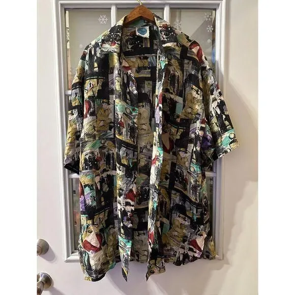Product image for Vintage Silk Club Button Down Shirt