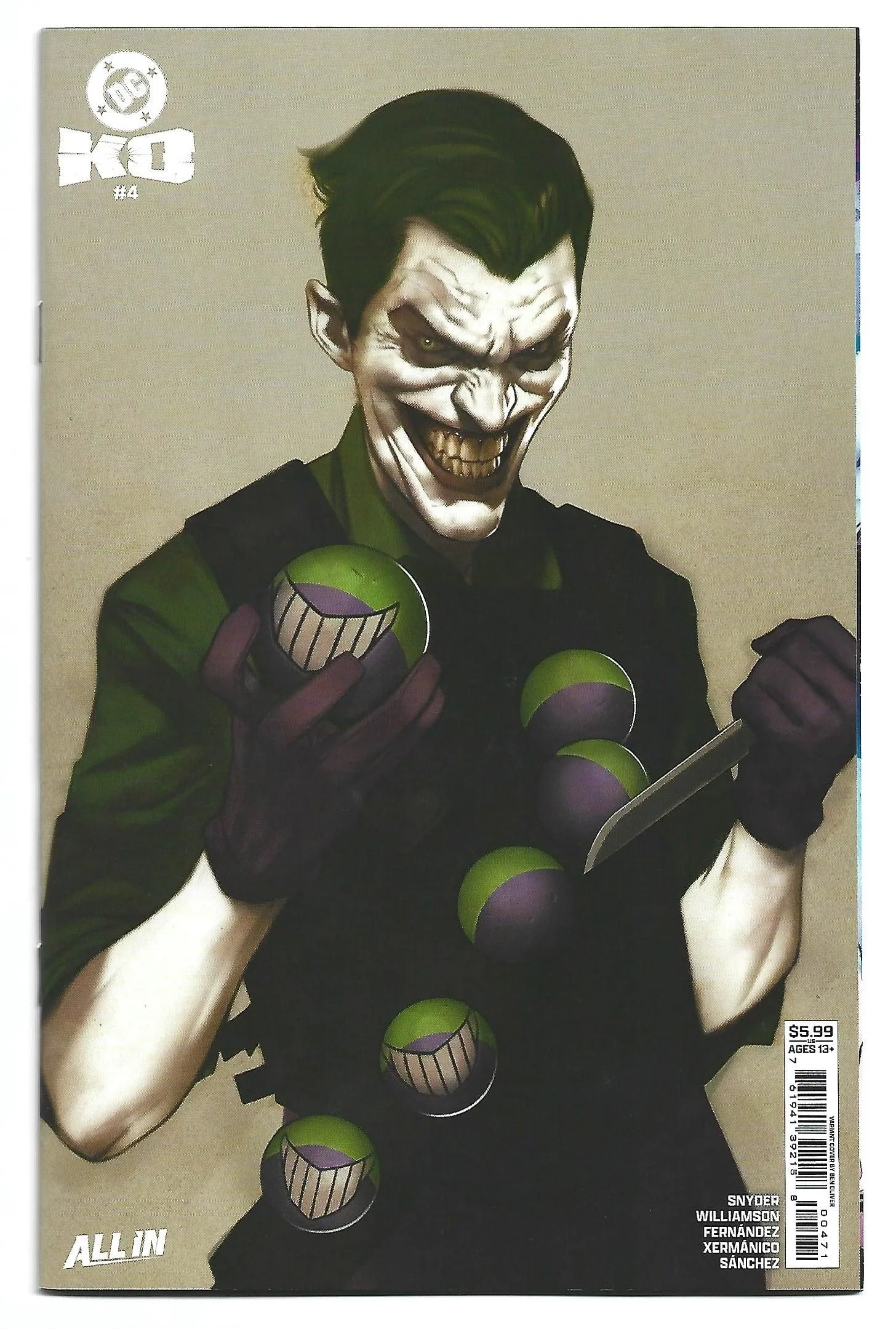 DC KO #4 Ben Oliver Variant