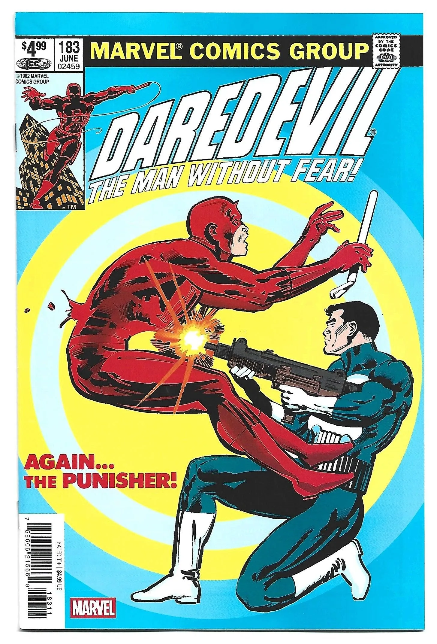 Daredevil #183 Facimile Edition Daredevil versus Punisher