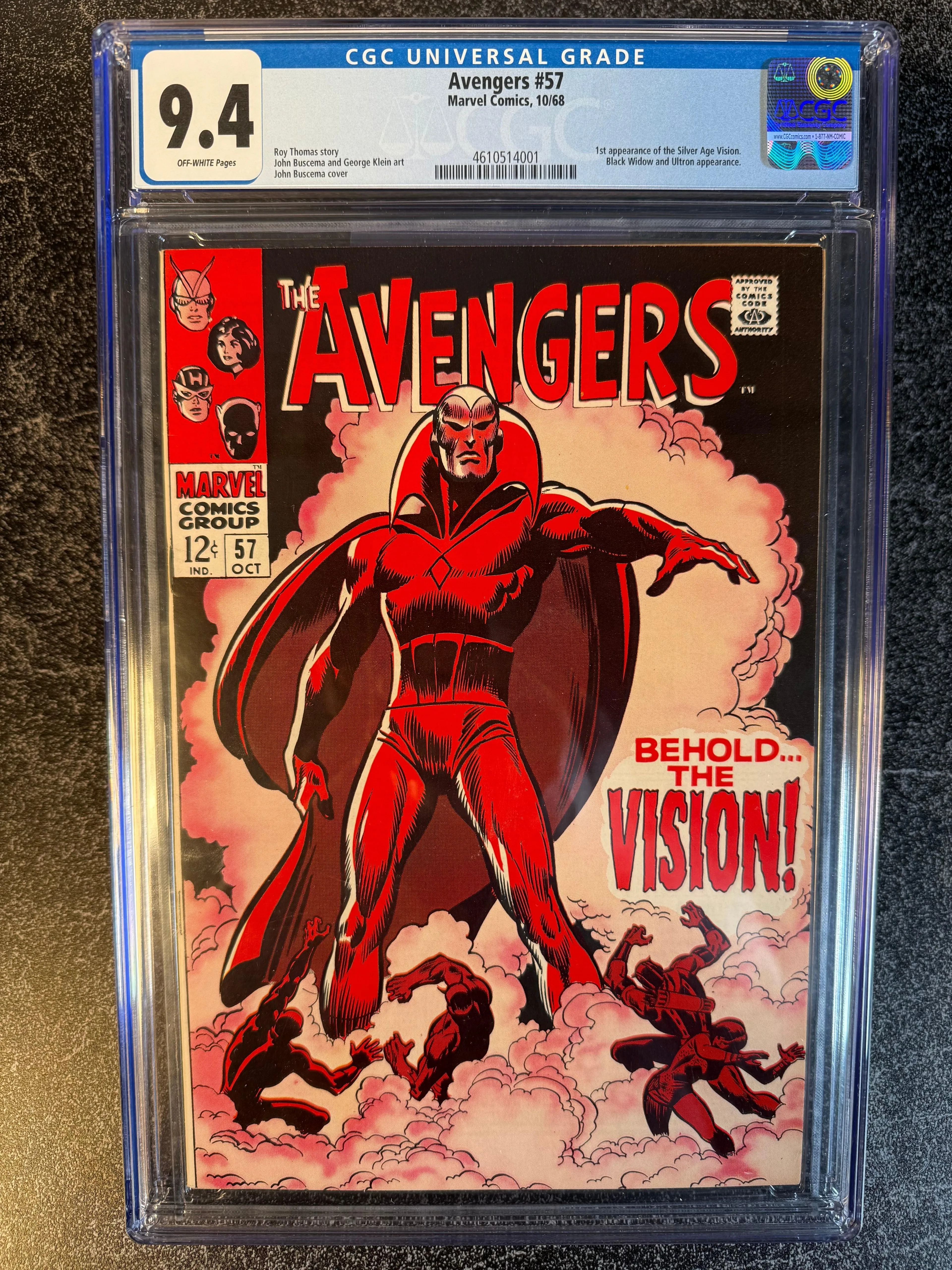 Avengers #57 CGC Graded