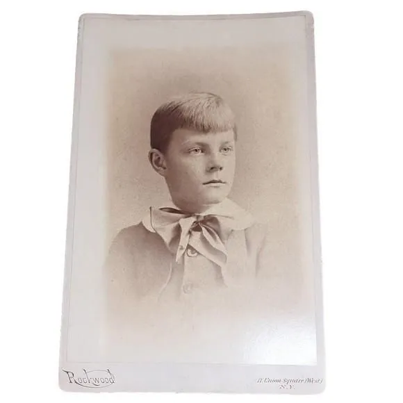 Product image for Cabinet Card Photo Austen Hoppin Fox NYC Union Square George Rockwood