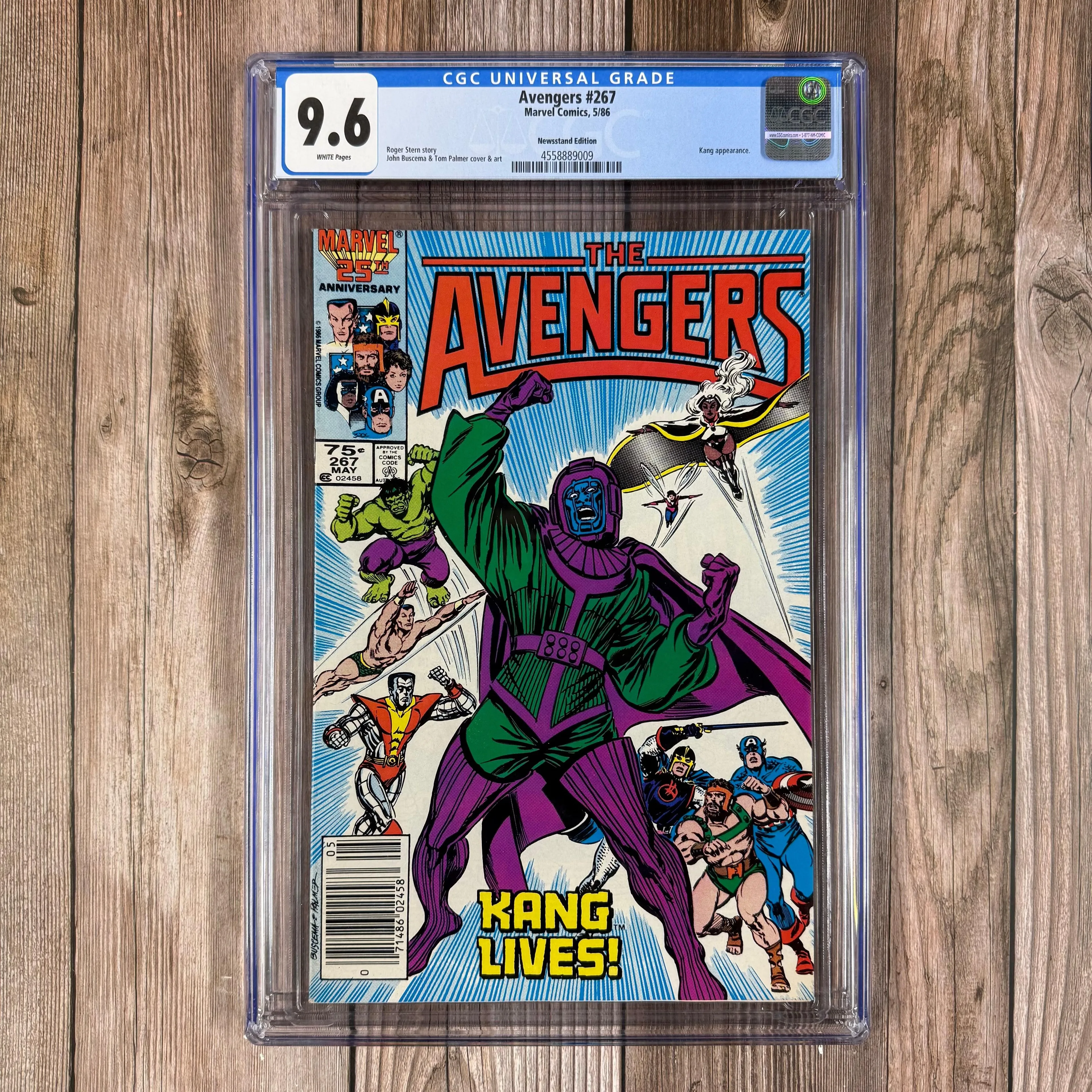 Avengers #267 CGC 9.6 WP 1st team appearance of the Council of Kangs NEWSSTAND EDITION (Cert 9009)