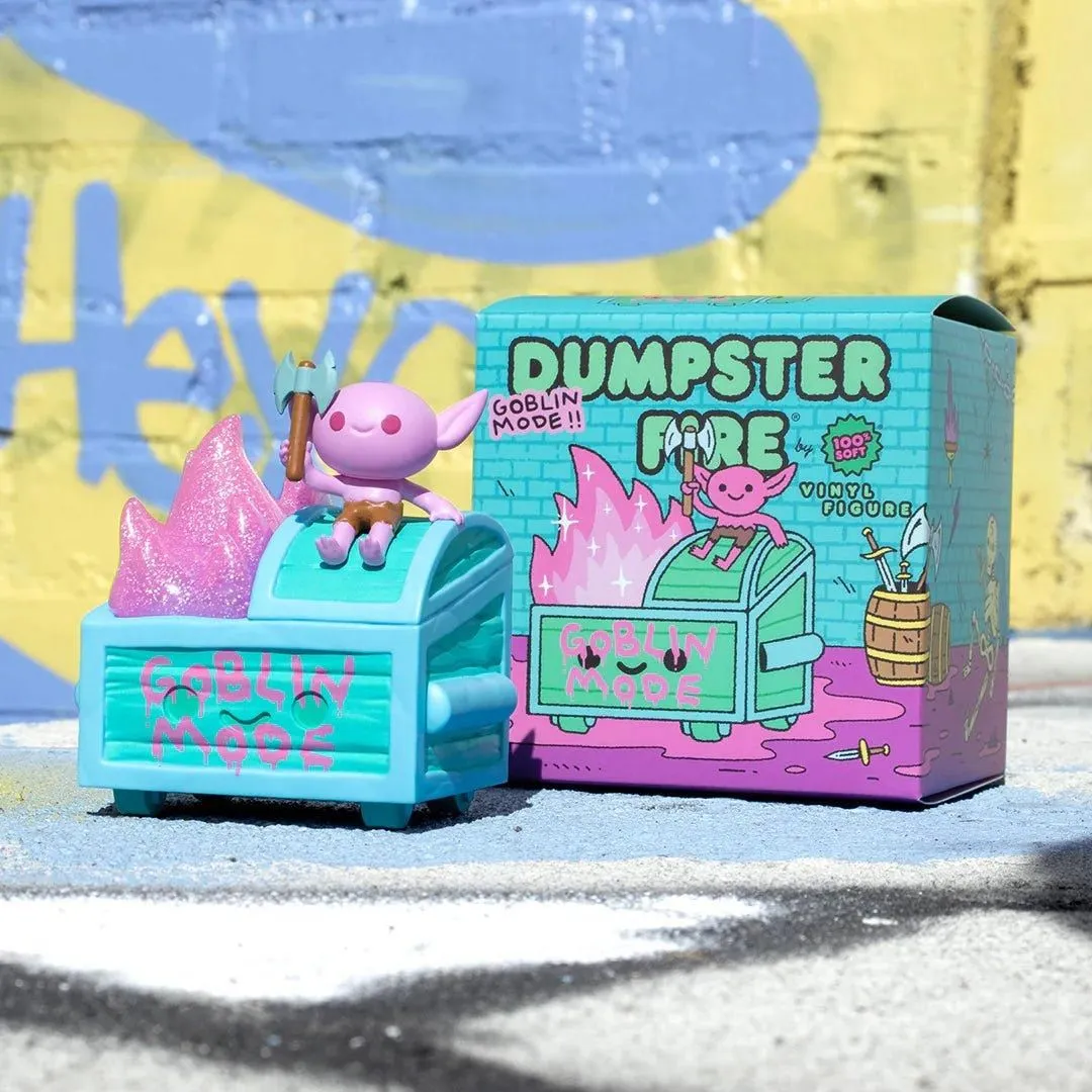 Wizard of Barge Goblin Mode Dumpster Fire Vinyl Figure