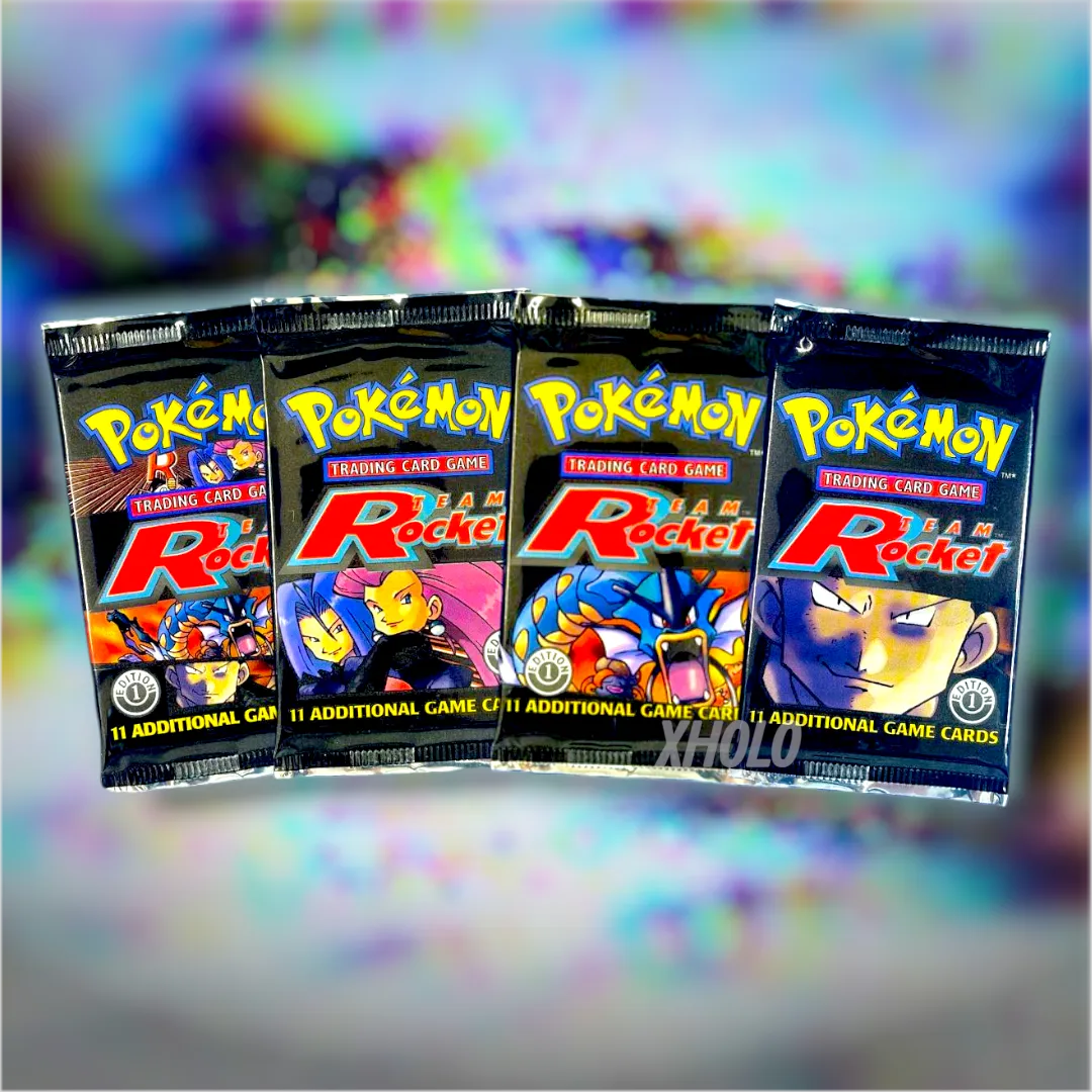 4-Pack Team Rocket 1st Edition — BOX FRESH 🔒