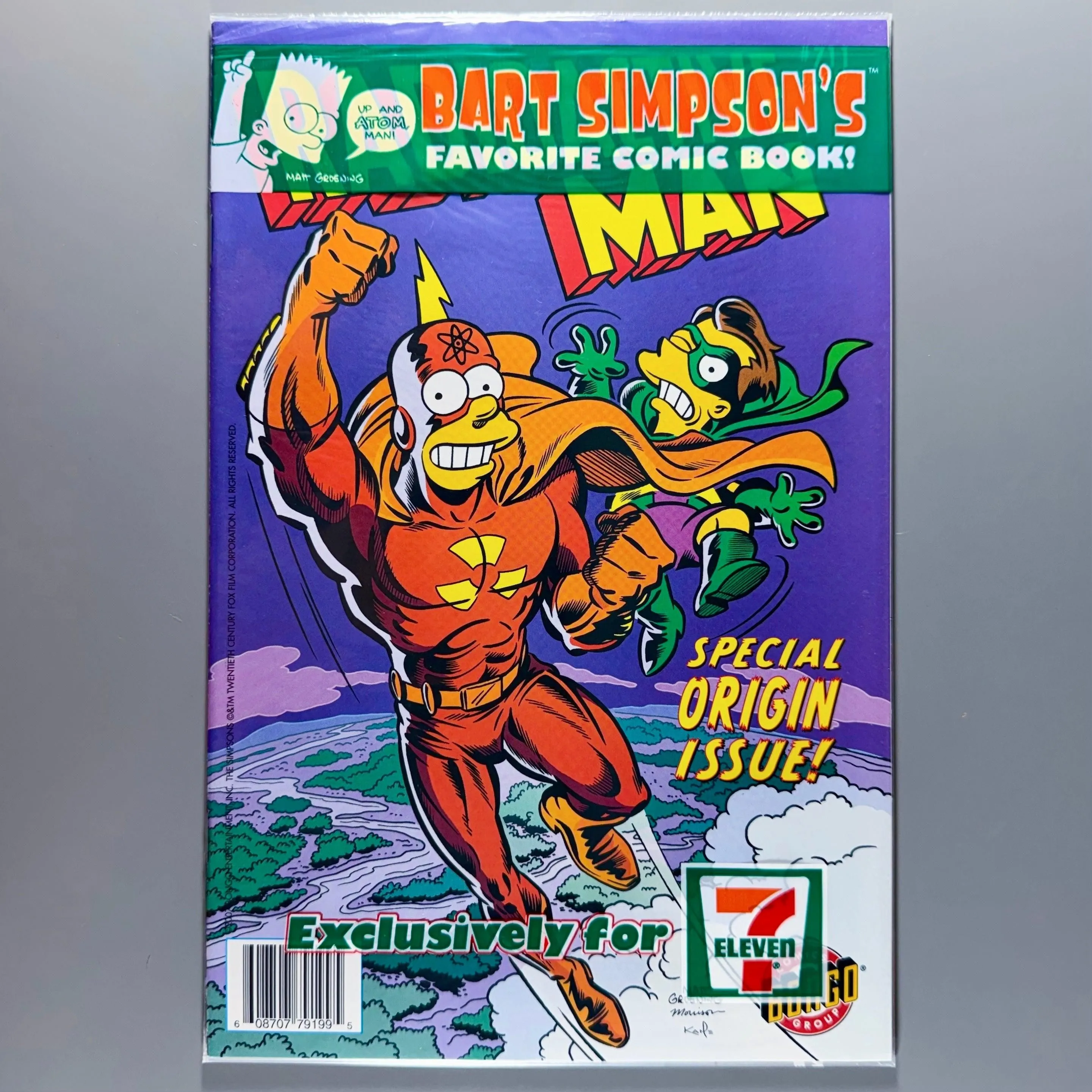 The Simpsons Radioactive Man #711 Comic 7-11 Promo
