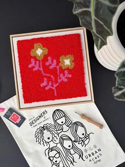 Punch Needle Blossom Kit UA2008 BOX Ruby Star