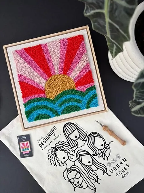 Punch Needle Rise & Shine Kit UA2007 BOX Ruby Star