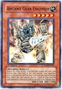 Ancient Gear Engineer SD10-EN003 Structure Deck: Machine Re-Volt Yu-Gi-Oh! Moderately Played 1st Edition Common / Short Print English Trading Card