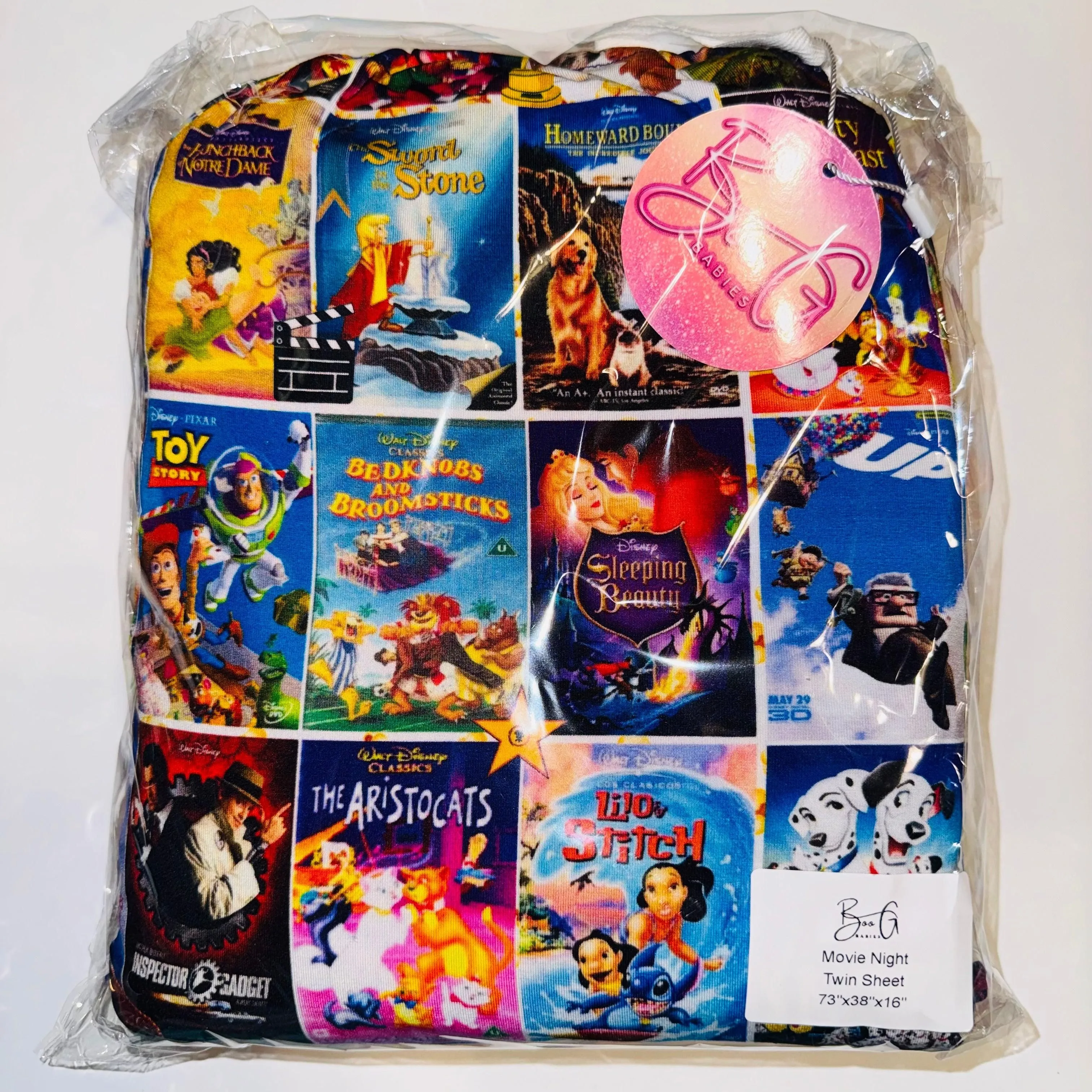 Movie Night Bamboo Twin Sheet