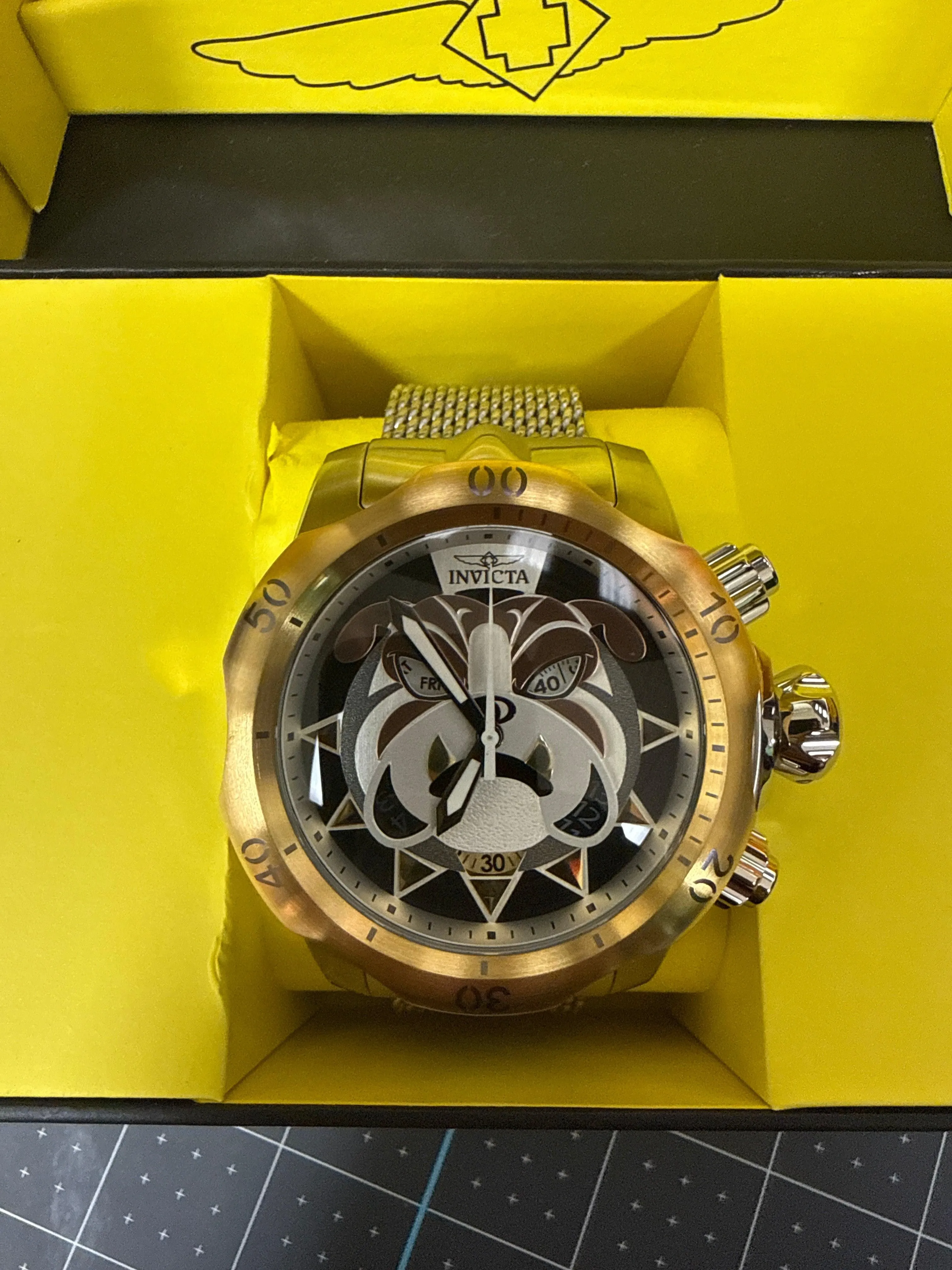Invicta Venom Swiss Ronda Z60 Caliber Watch - 53.7mm, Steel (48170)