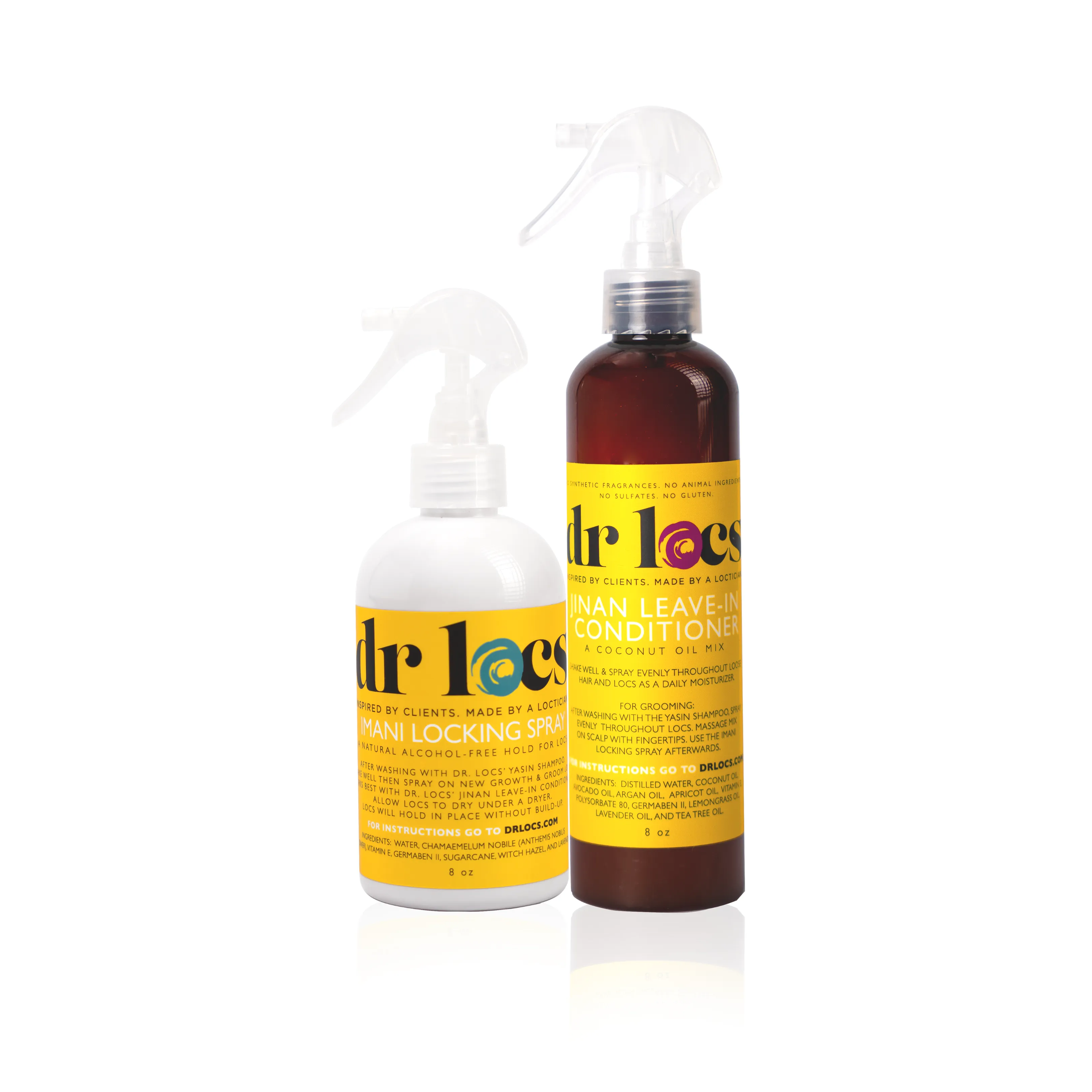 Jinan Moisture Mix & Imani Locking Spray Duos for Locs