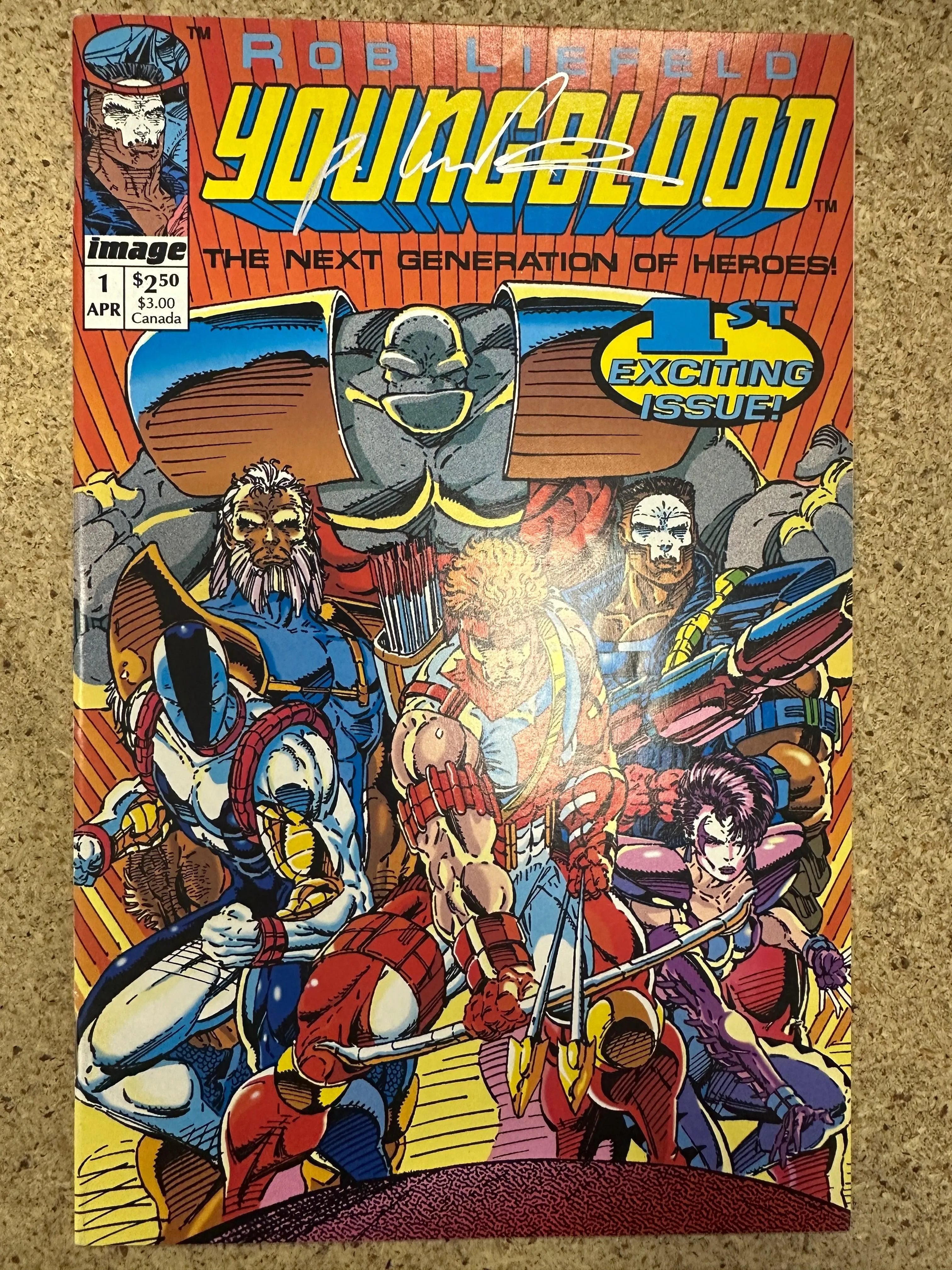 Youngblod #1&2 1992 both signed by Rob Liefeld