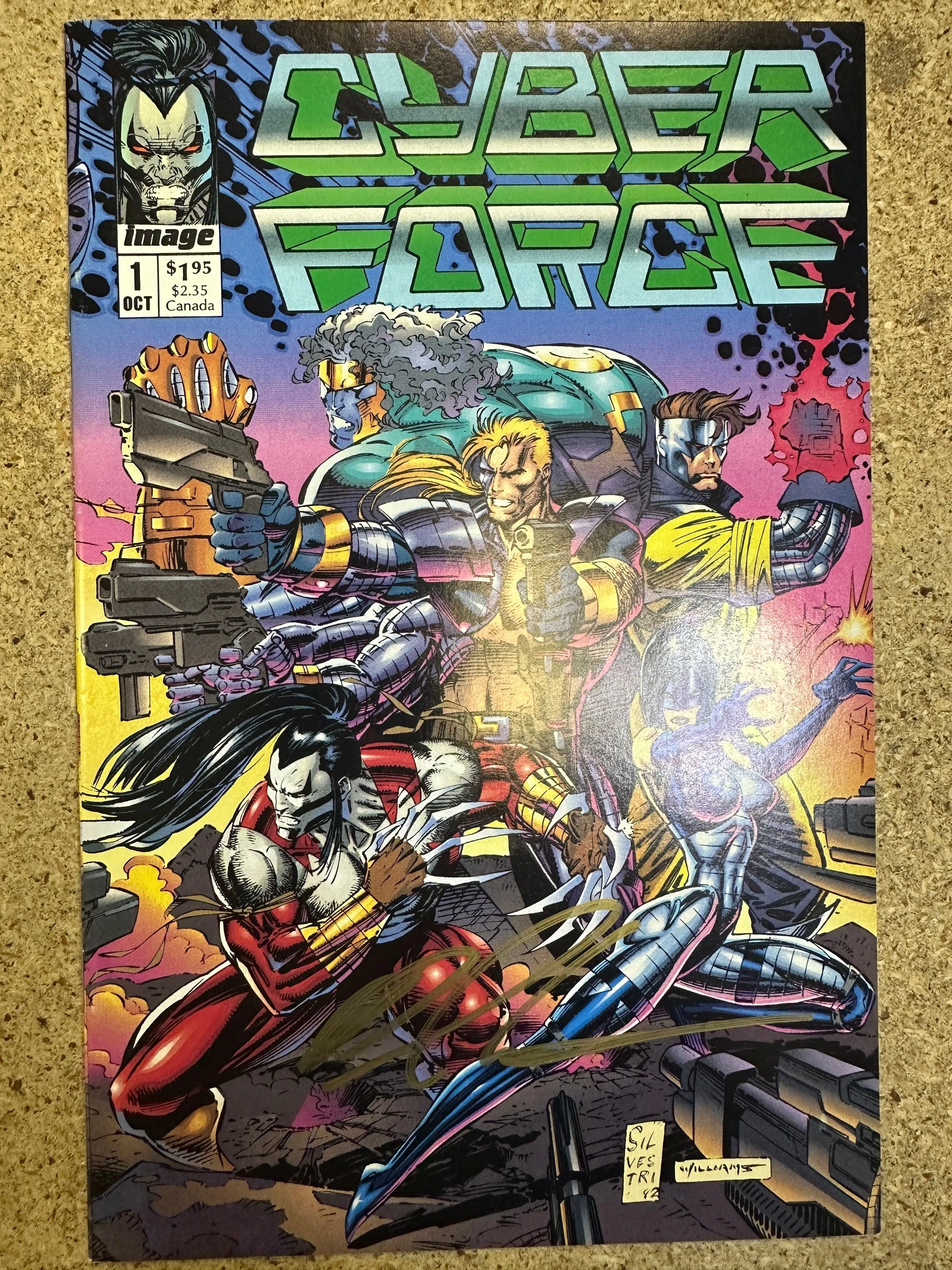 Cyber Force #1 Signed by Silvestri w/ COA