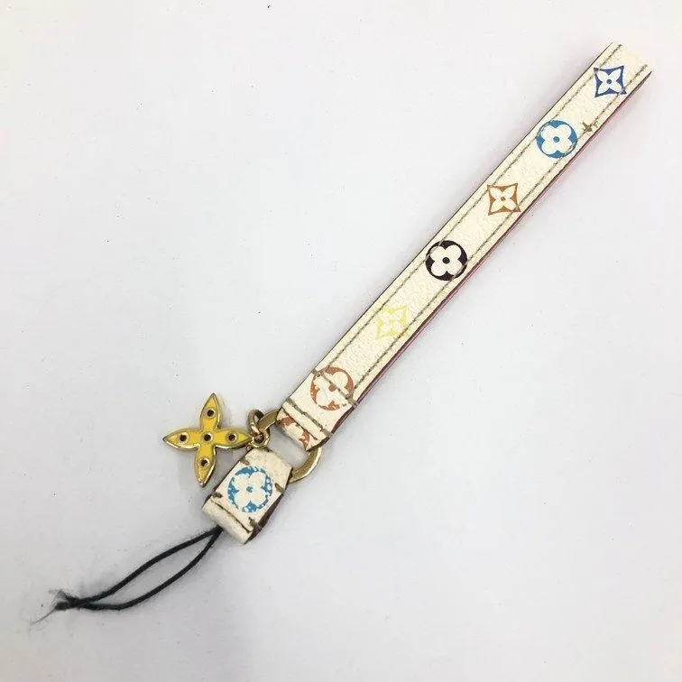 Louis Vuitton Monogram Multicolor Dragonne Telephone Phone Strap M92597/CT3079 Broken