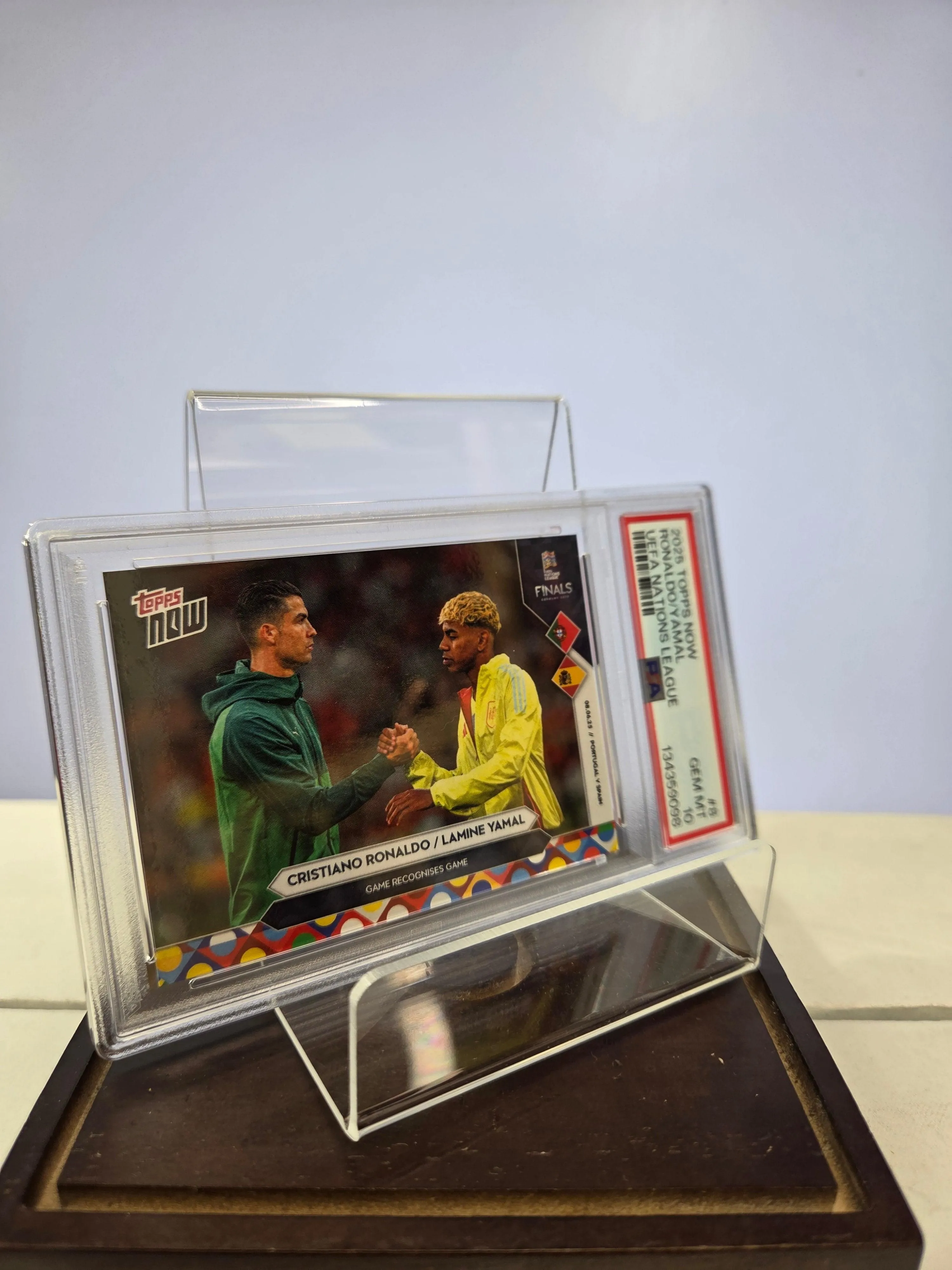 2025 Topps Now Ronaldo/Yamal UEFA PSA 10 WOW!!