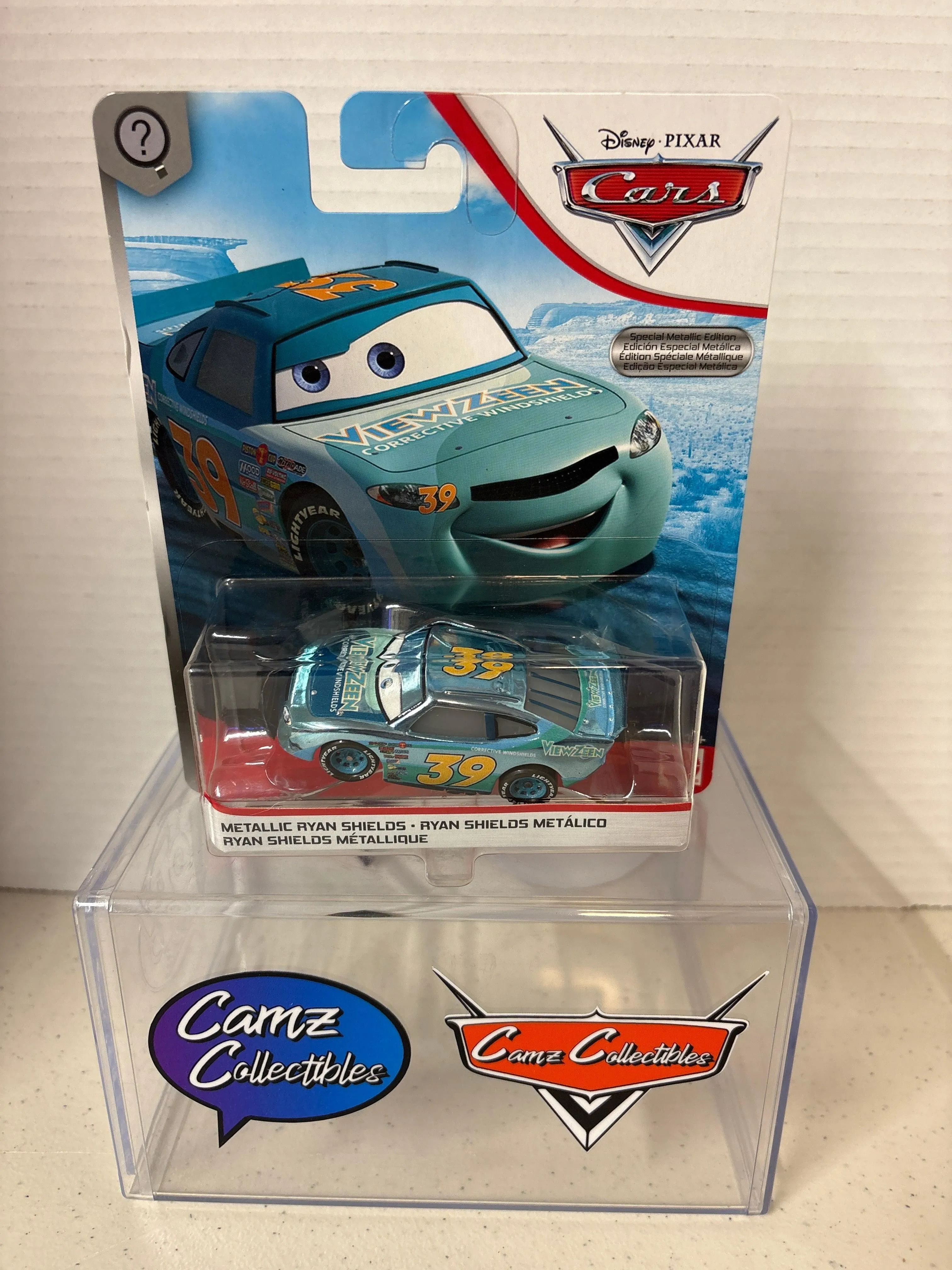 Disney Pixar Cars Metallic Ryan Sheilds #39