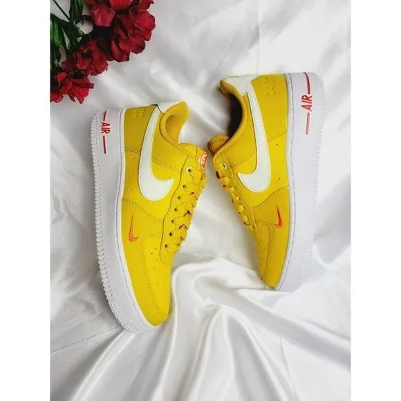 Product image for A24 SIZE 7.5 WOMEN'S NIKE AIR FORCE 1 LOW YELLOW DQ7582 700