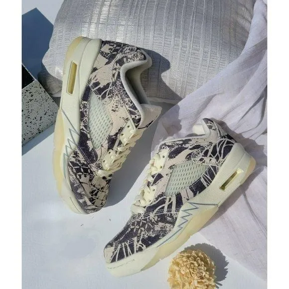 Product image for J8 NEW SIZE 6.5 WOMEN'S NIKE AIR JORDAN 5 RETRO LOW COCONUT MILK DA8016 100
