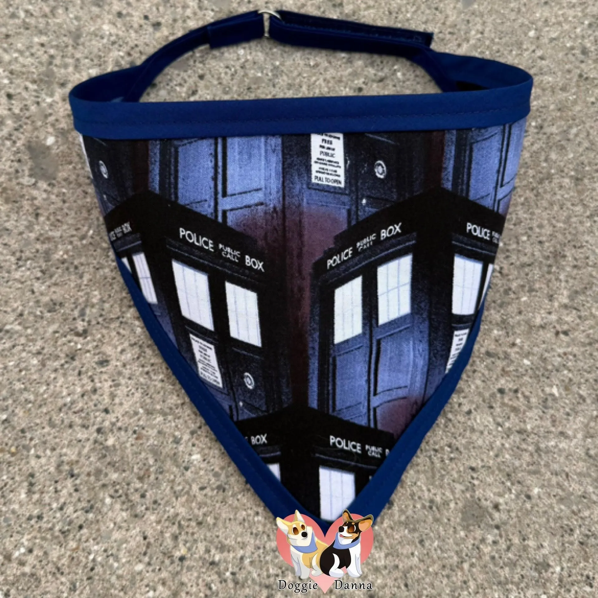 Dr Who Tardis Pet Bandanna