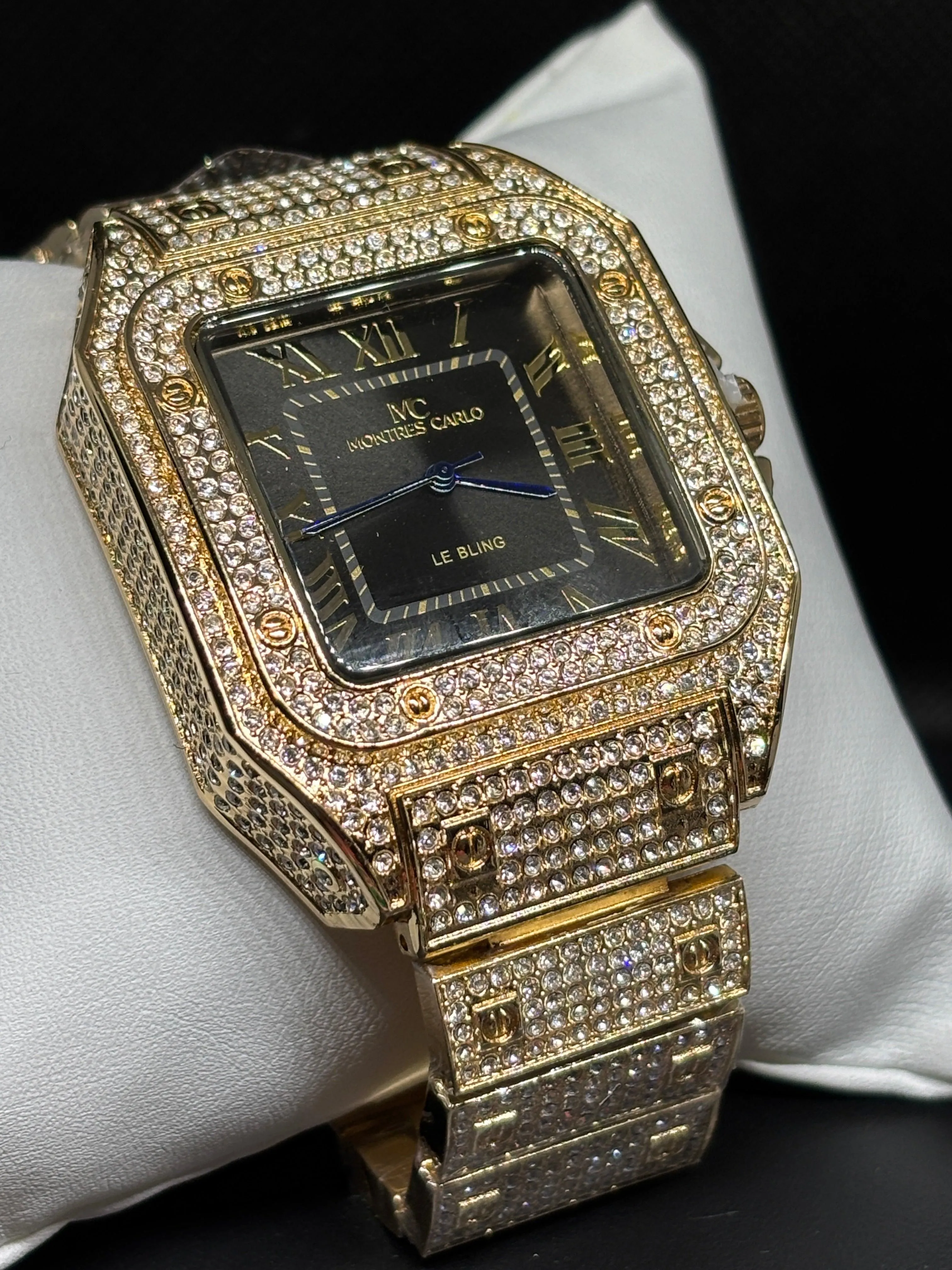 NEW Montres Carlo Gold Watch - 54mm