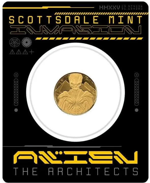Scottsdale Mint - 2025 Alien 1/10th oz Gold Coin