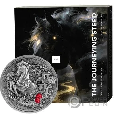 JOURNEYING STEED 2 Oz Silver Coin 5$ Samoa 2026