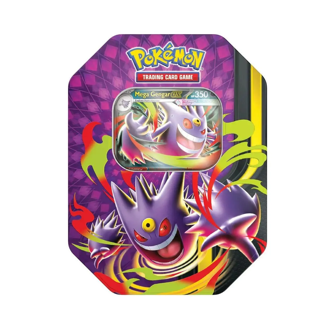 Pokémon TCG: Moonlit EX Tin – Mega Gengar ex / Mega Clefable ex