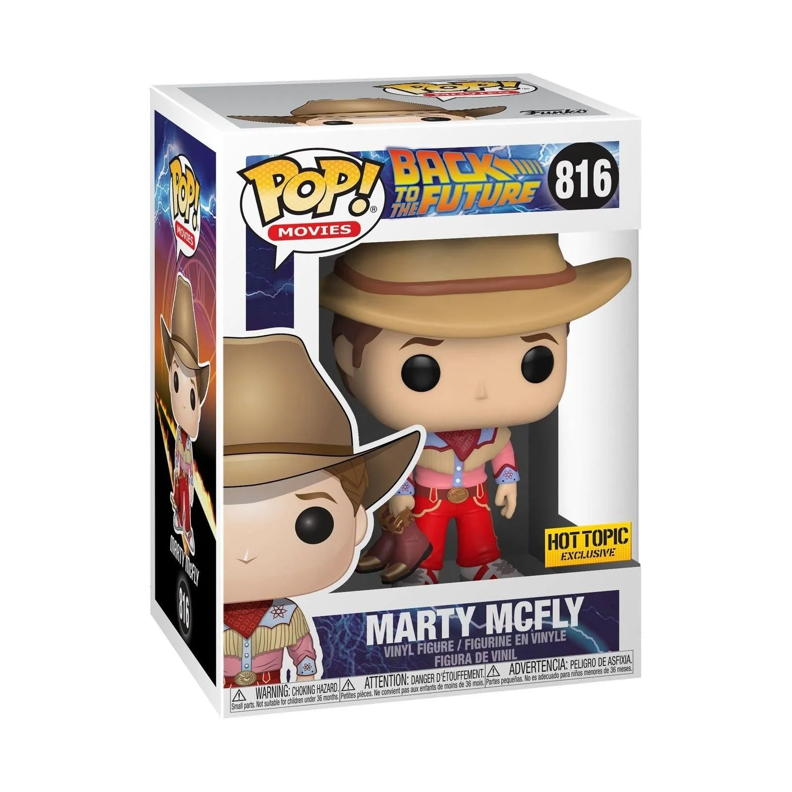 Funko POP! Back To The Future Marty McFly Hot Topic Exclusive Vinyl Figure #816