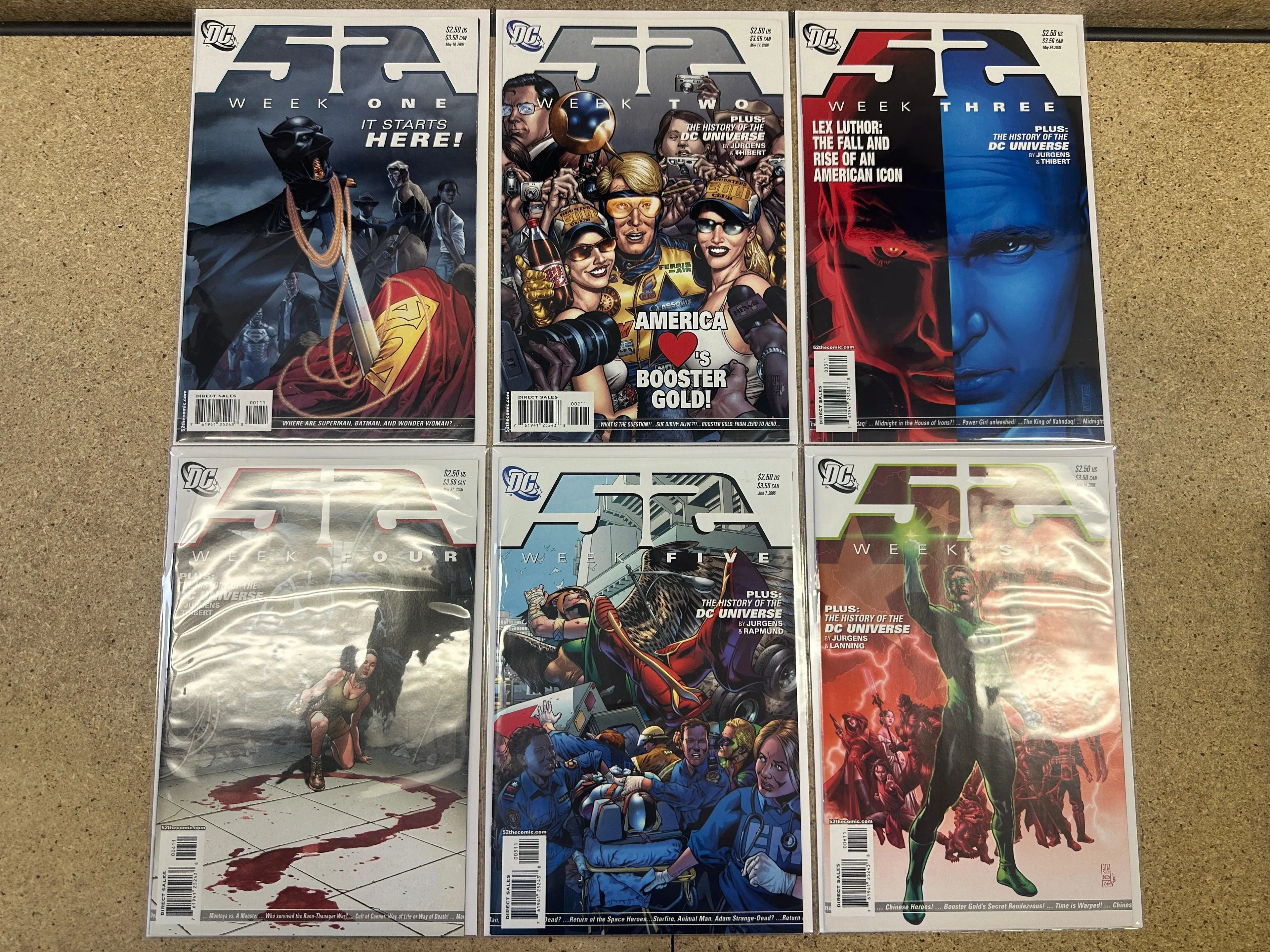 DC Comics 52 #1–52 Complete  VF/NM avg Full Run 2006