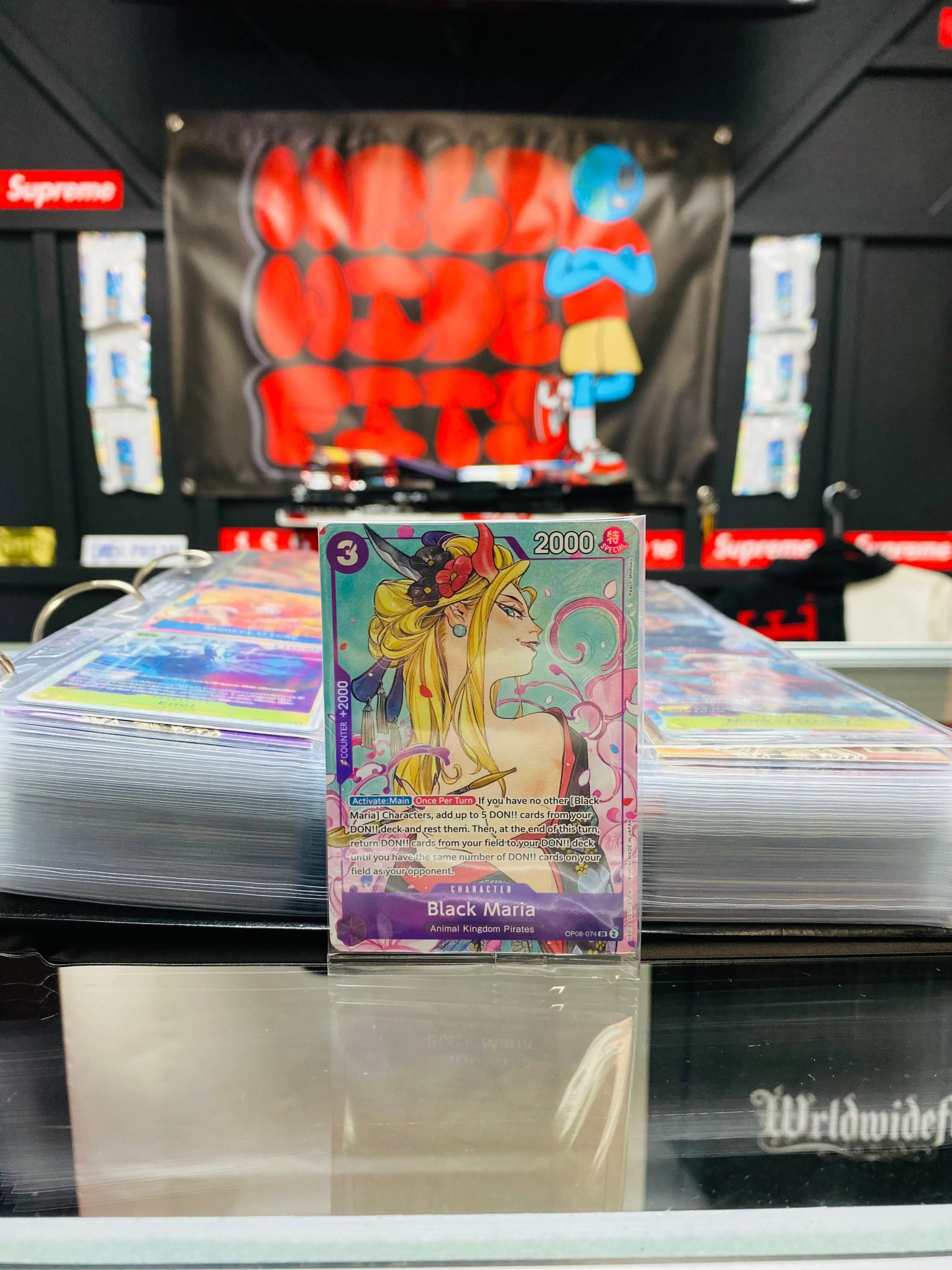 Black Maria One Piece Sealed Promo Card