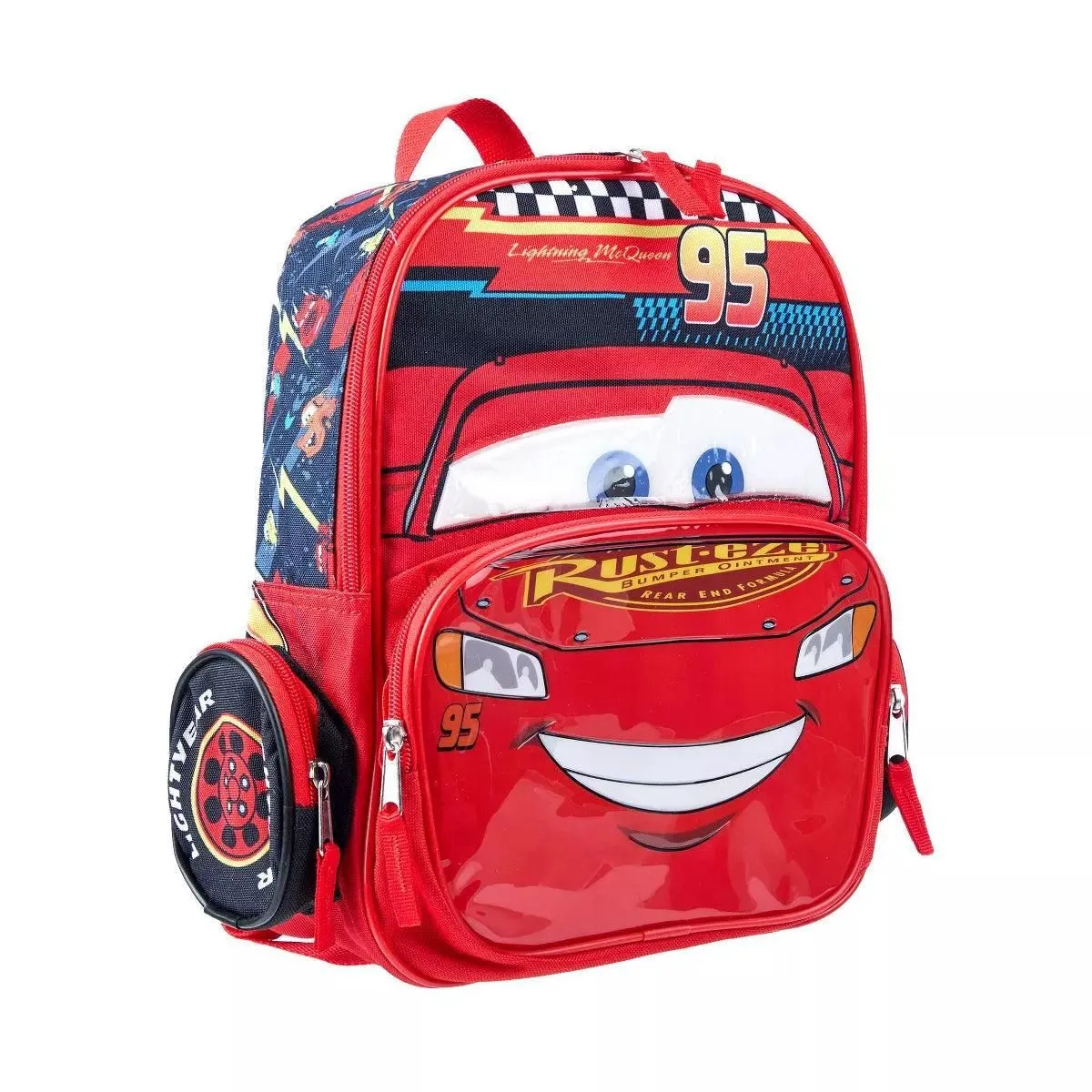 BP: Bioworld Disney Pixar Cars Lightening McQueen Toddler School Backpack