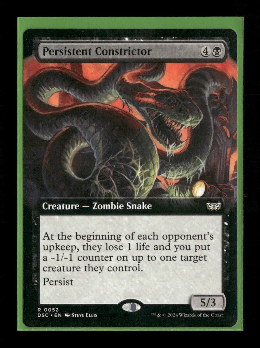 Commander: Duskmourn: House of Horror Persistent Constrictor (Extended Art) #52