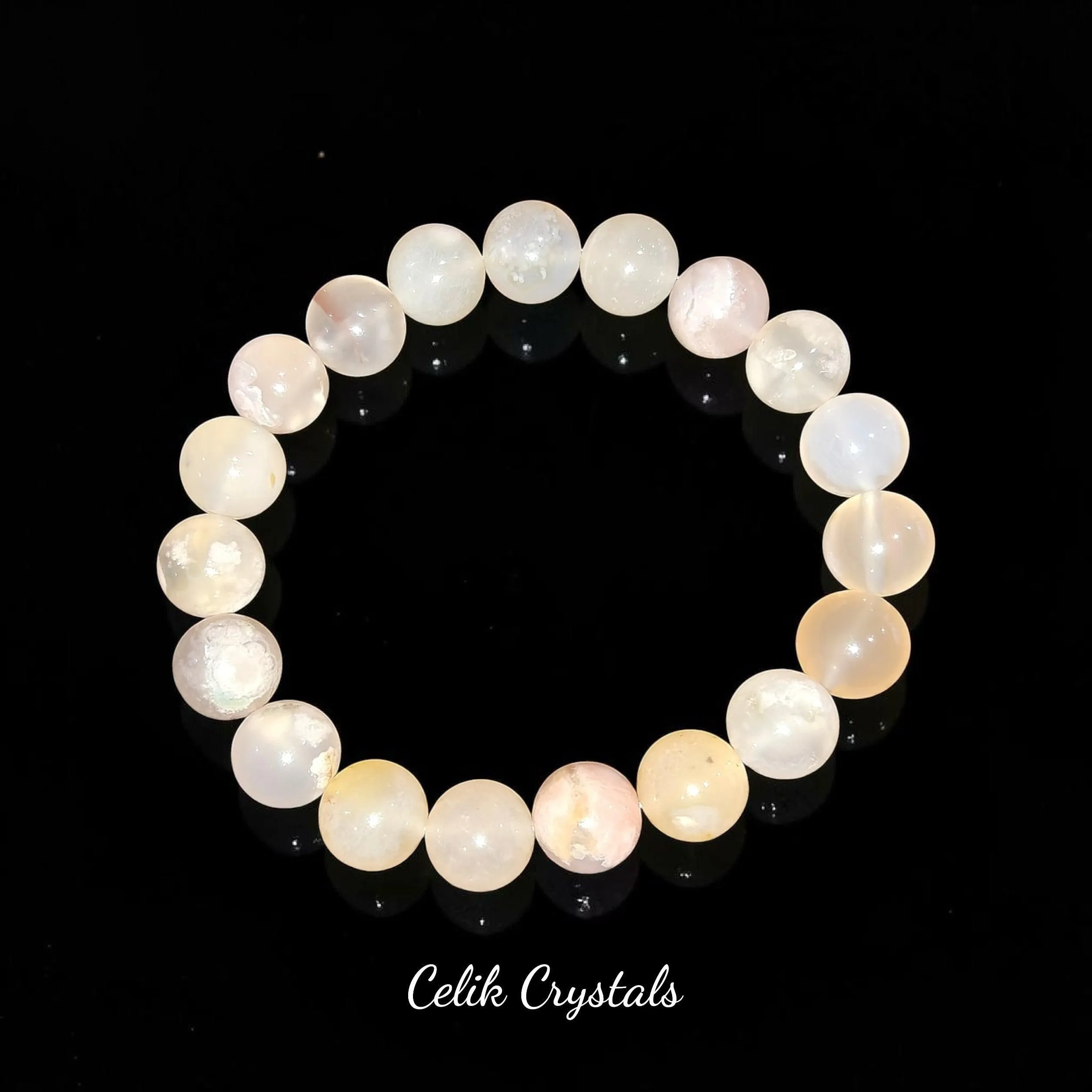 Flower Agate Bracelet